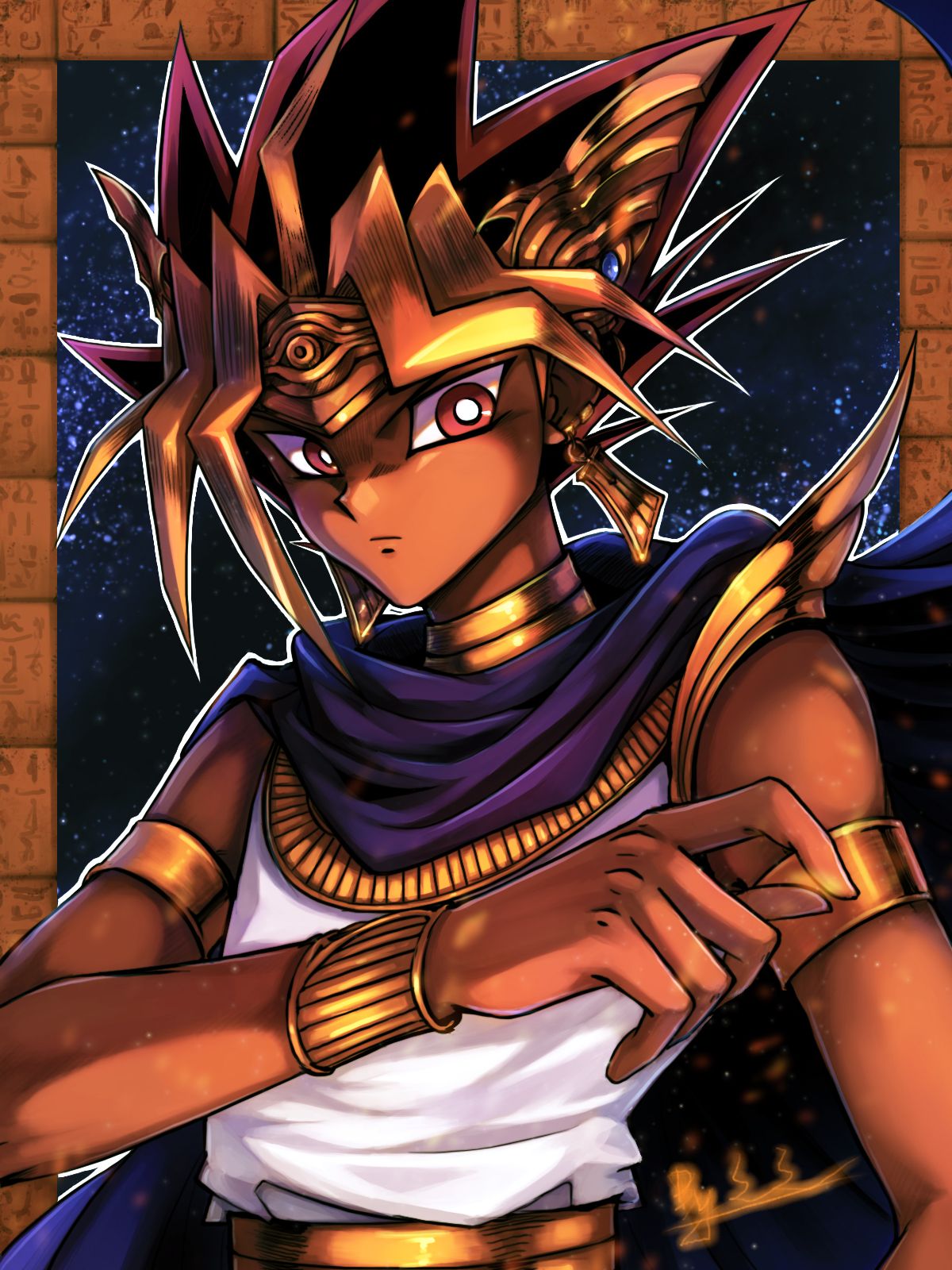 1200x1600 Pharaoh Atem Yugi Wallpaper by Shine Sapphire Anime Image Board