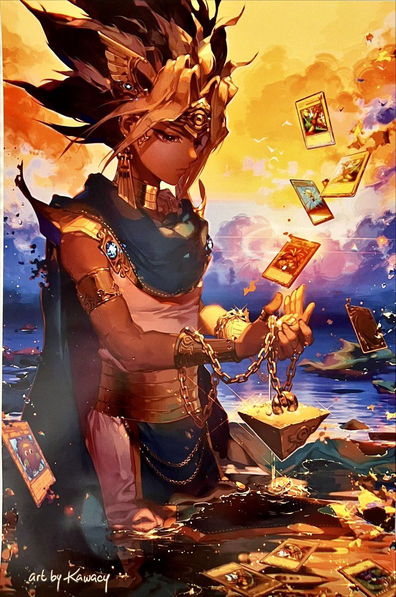 796x1200 Nezuko mousepad and Yugioh Atem print For those curious, the Yugioh poster features Kuriboh, the 5 Pieces of Exodia, Monster Reborn, and Dark Magician. I love how badass Nezuko looks