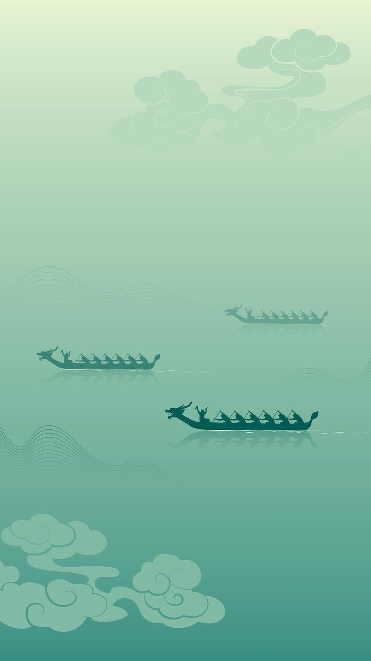 740x1316 Chinese dragon boat festival Image
