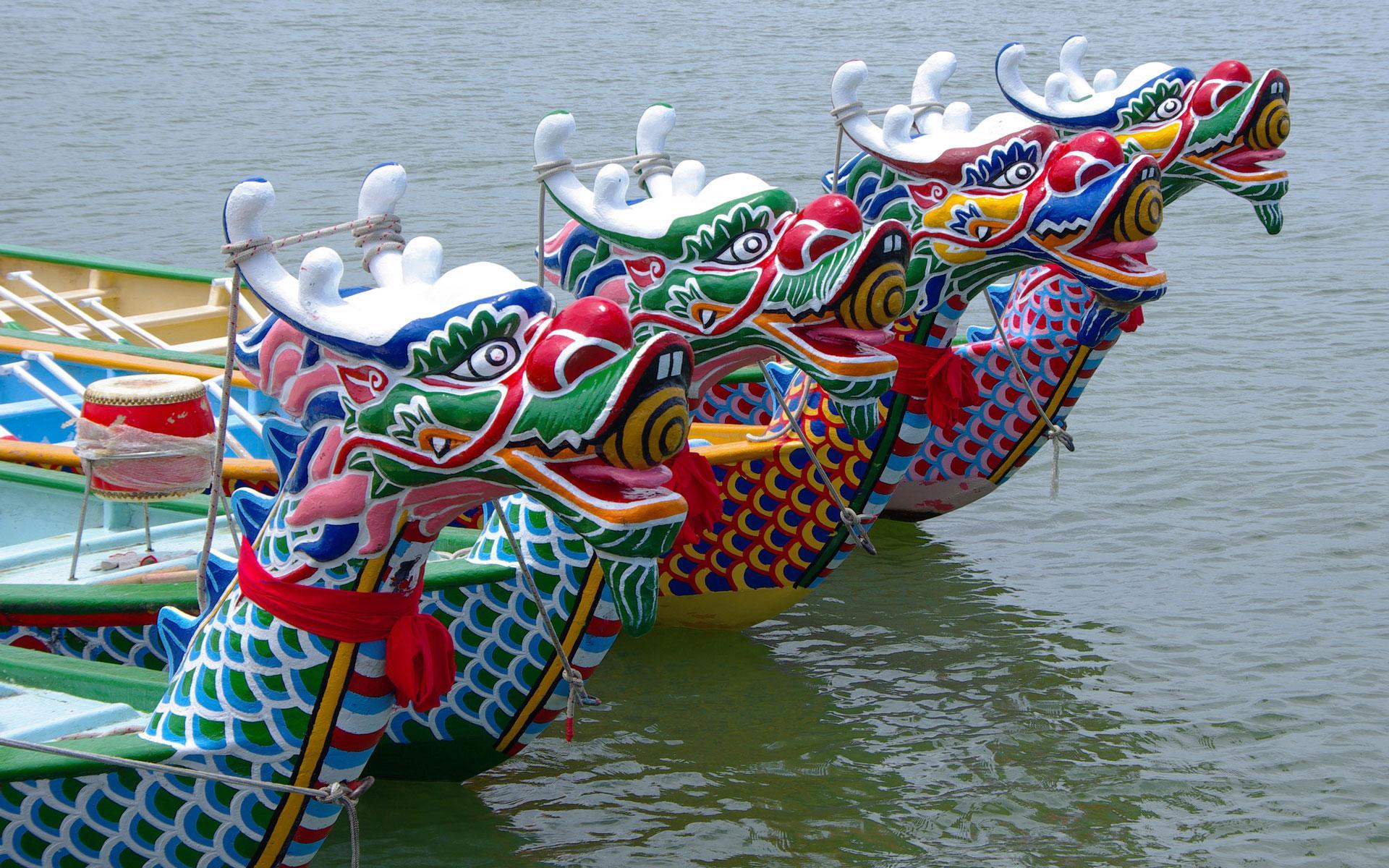 1920x1200 Dragon Boat Festival Wallpaper