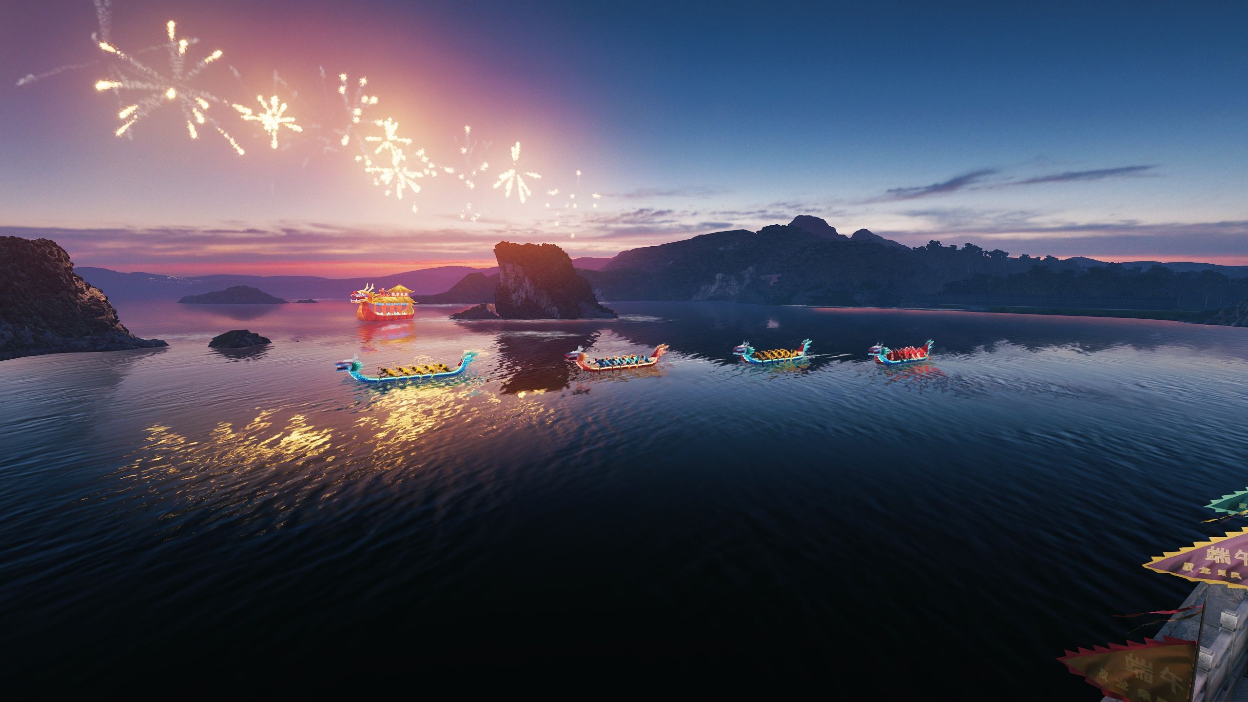 2560x1440 WoT CN: New Hangar For The Dragon Boat Race Event Armored Patrol