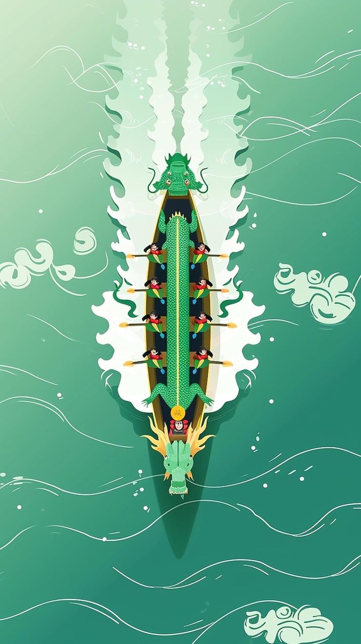 740x1320 Dragon Boat Logo Photo Free High Quality Picture
