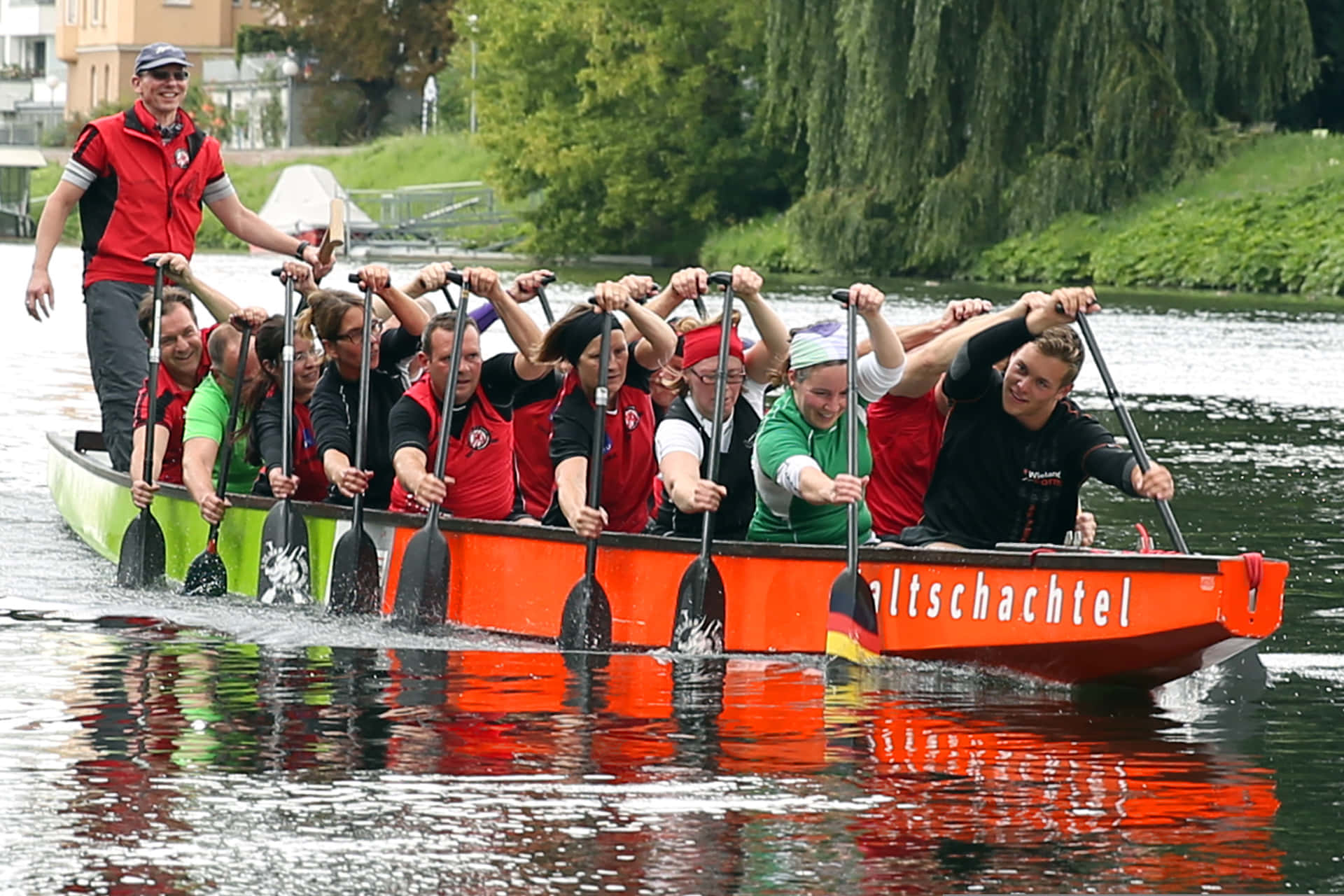 1920x1280 Download Competent Dragon Boat Steerer Wallpaper