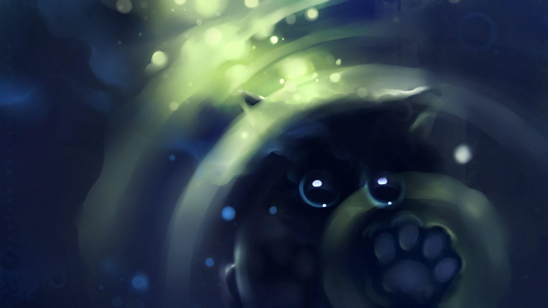 1920x1080 Desktop Wallpaper cat Animals Painting Art