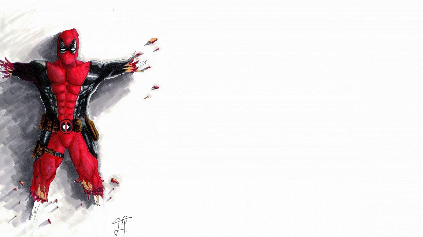 1366x768 Download wallpaper 1366x768 deadpool, comics, marvel, wade wilson