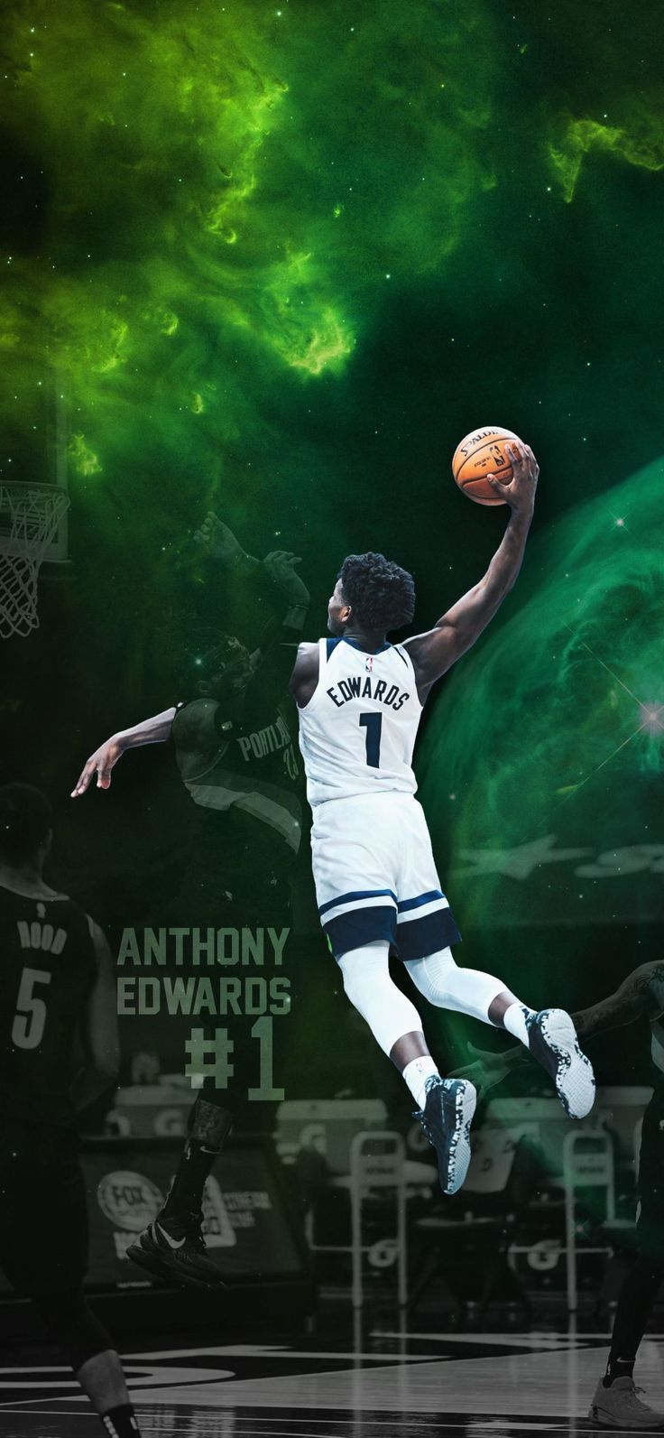 736x1593 Anthony Edwards Wallpaper for Timberwolves fans