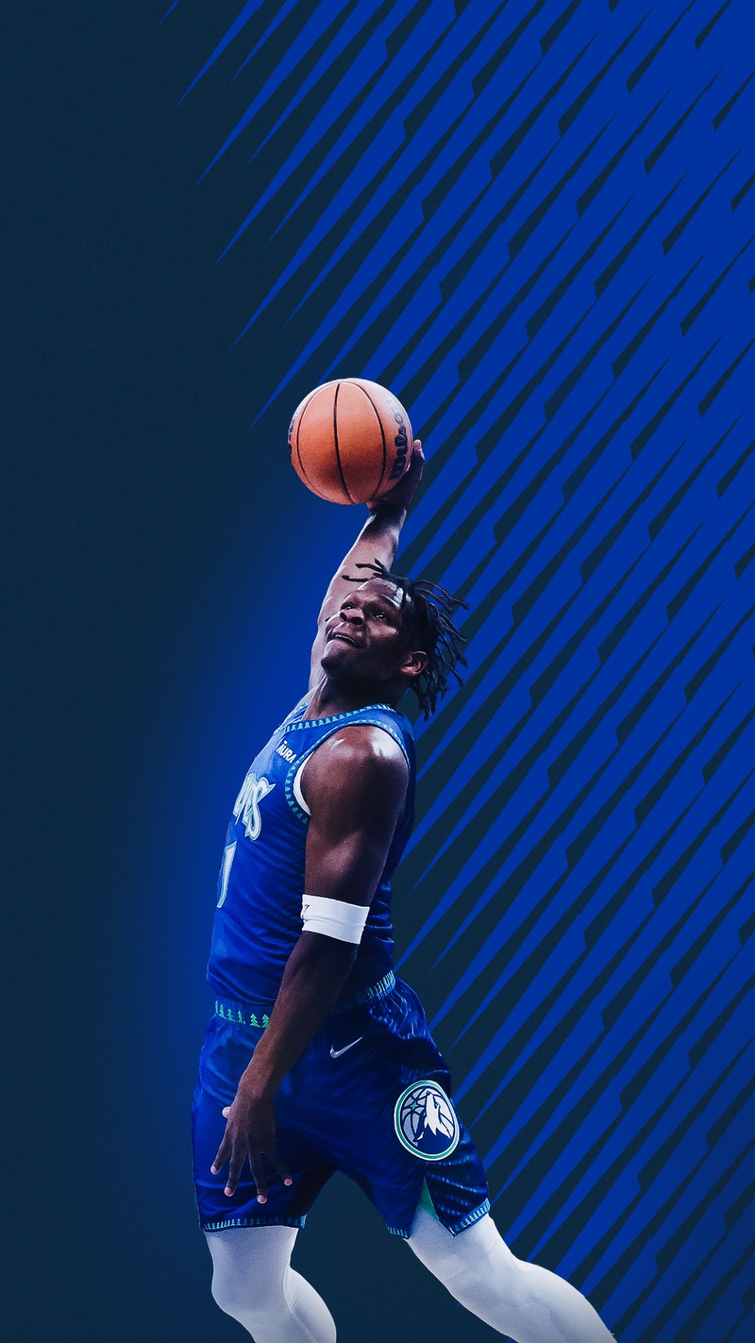 1080x1920 Anthony Edwards 2024 NBA Wallpaper