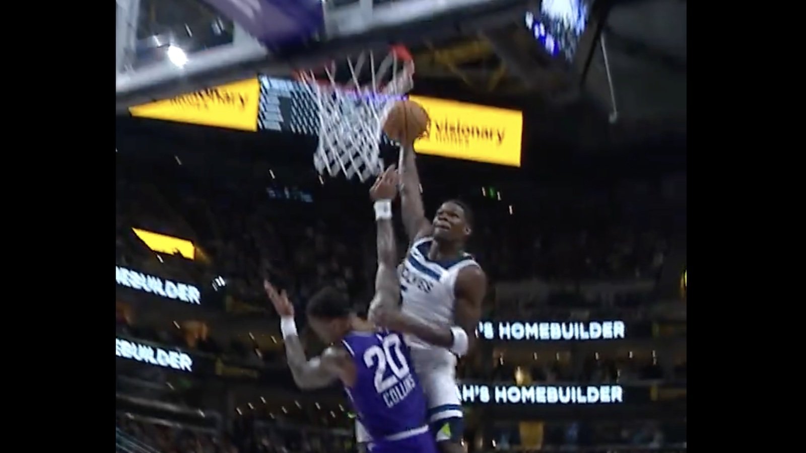 1600x900 Anthony Edwards throws down most disrespectful dunk of the year