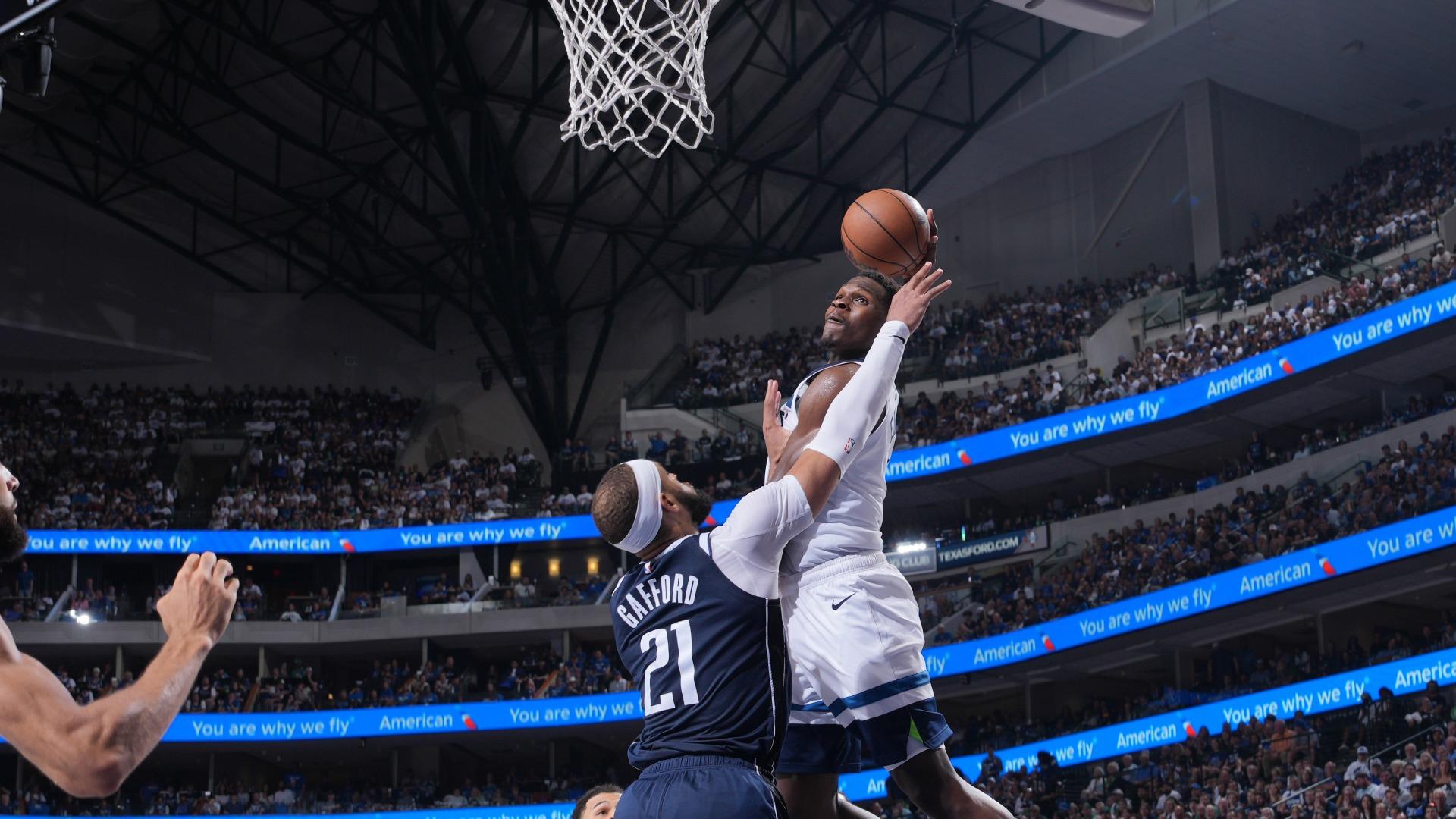 1920x1080 Anthony Edwards dunk vs. Mavericks: Timberwolves star electrifies Game 3 with highlight jam on Daniel Gafford. Sporting News India