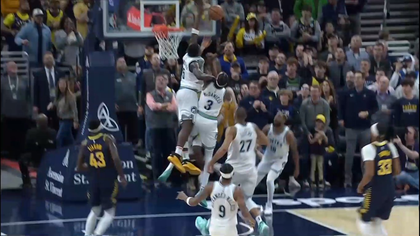 1366x768 Anthony Edwards Did Not Expect To Jump That High