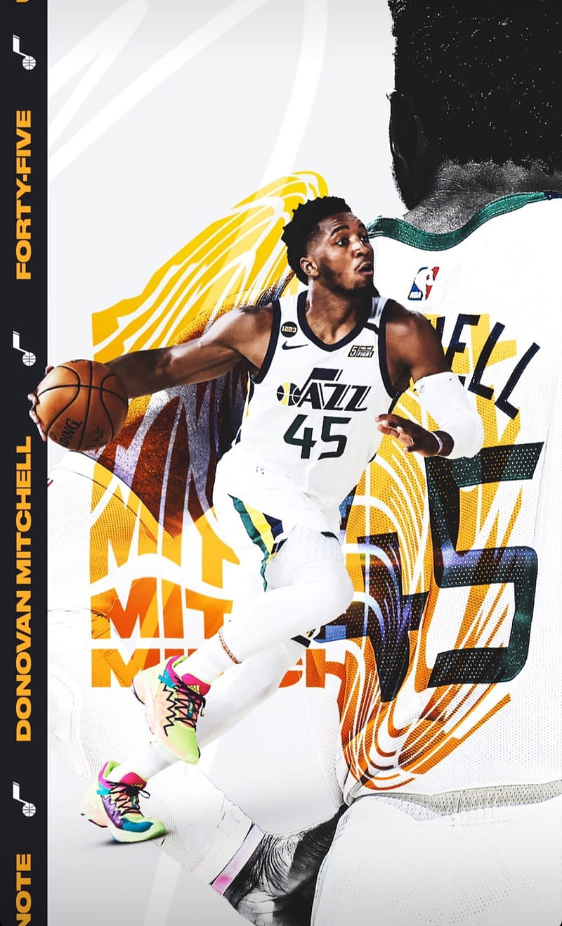 800x1316 Spida Mitchell, basketball, donovan, donovan mitchell, jazz, take note, utah, HD phone wallpaper