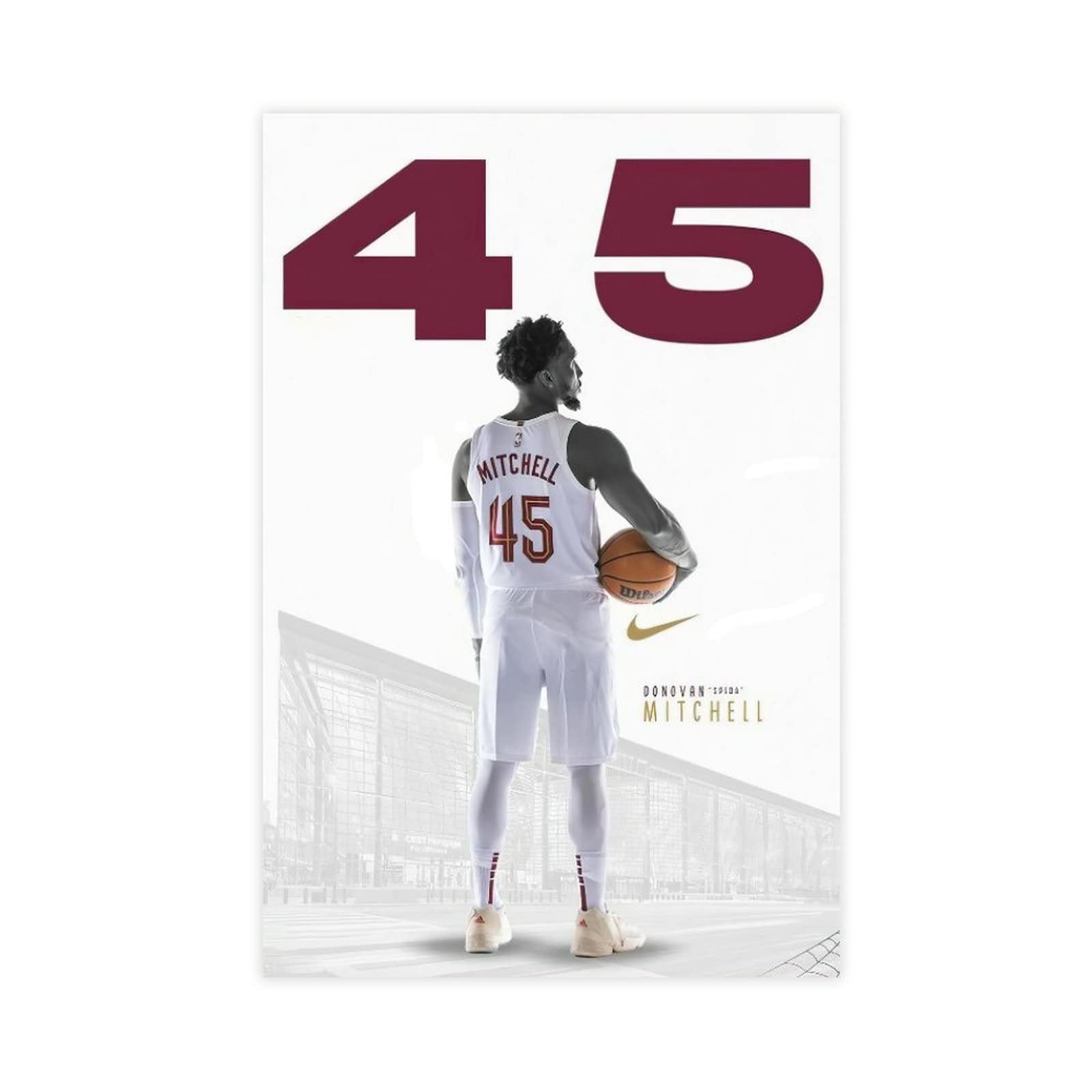 1600x1600 Donovan Mitchell Poster Basketball Poster Wall Art Boys Bedroom Print Canvas Poster Living Room Decoration Picture Unframe Style 24x36inch(60x90cm): Posters & Prints