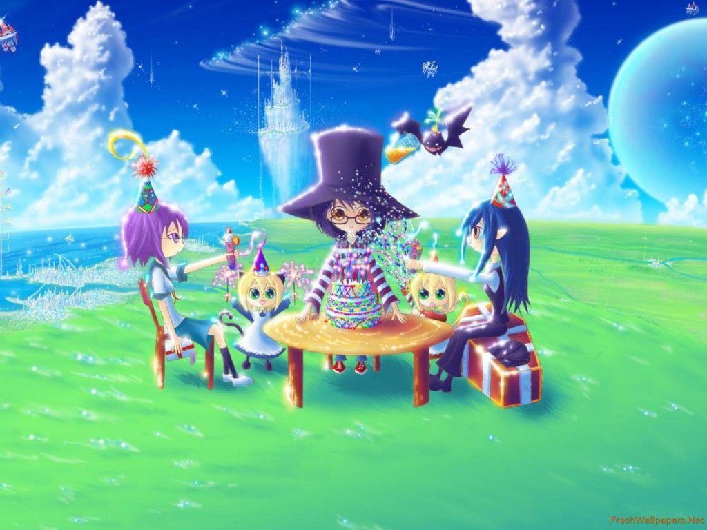 1024x768 Birthday party wallpaper