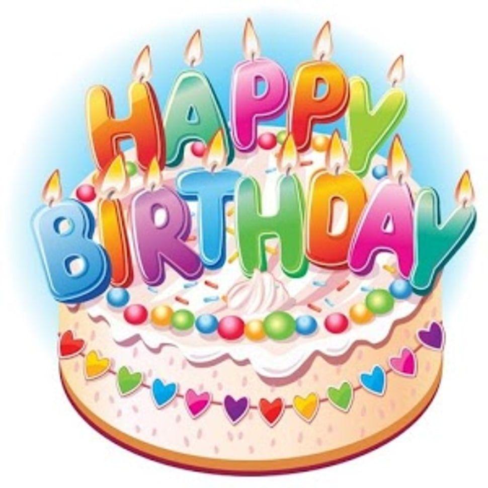 970x970 Happy birthday cake illustration HD wallpaper