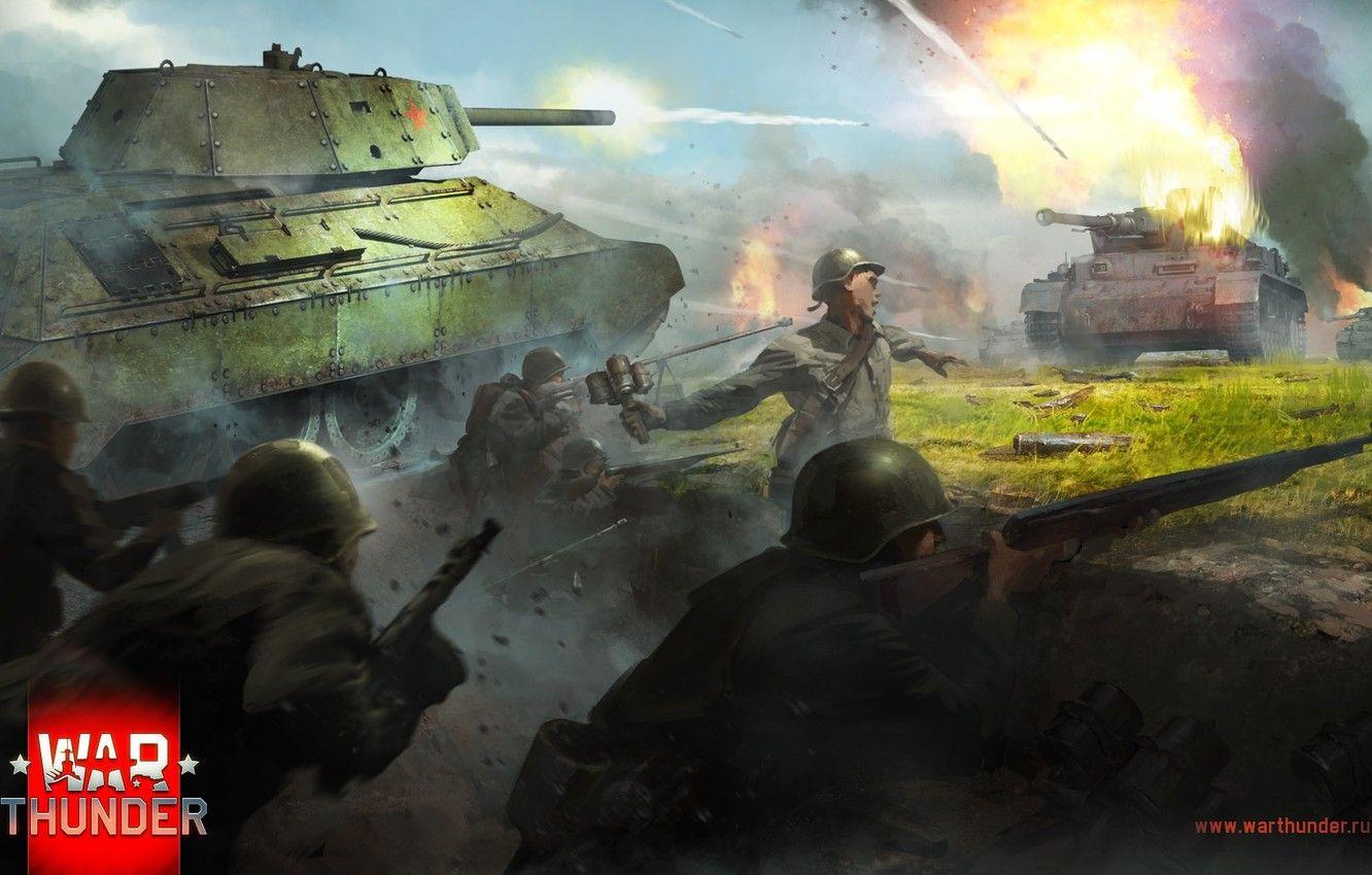 1332x850 Wallpaper T- War Thunder, Panfilov, image for desktop, section