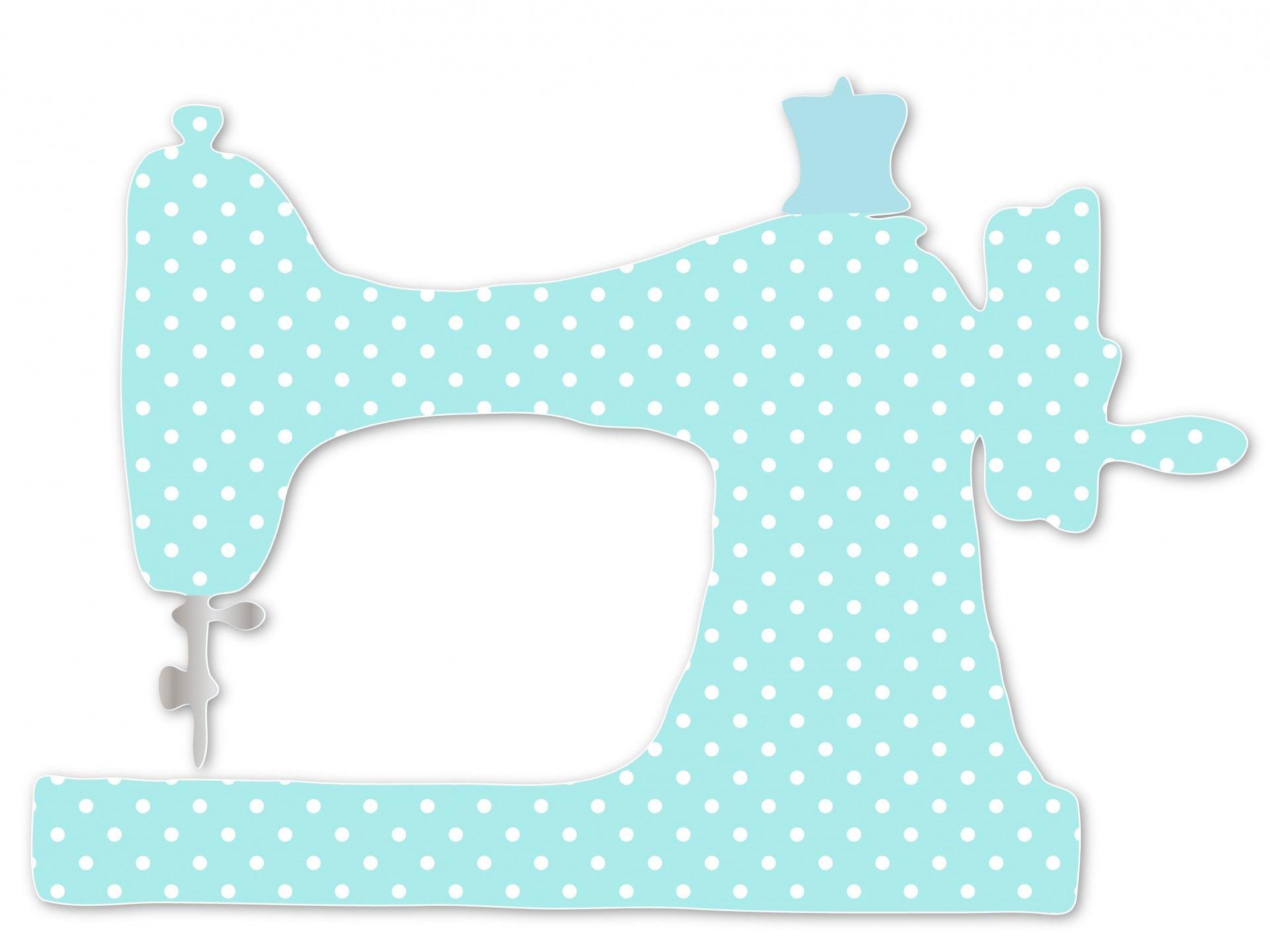 1920x1440 Vintage sewing machine clipart image public domain picture