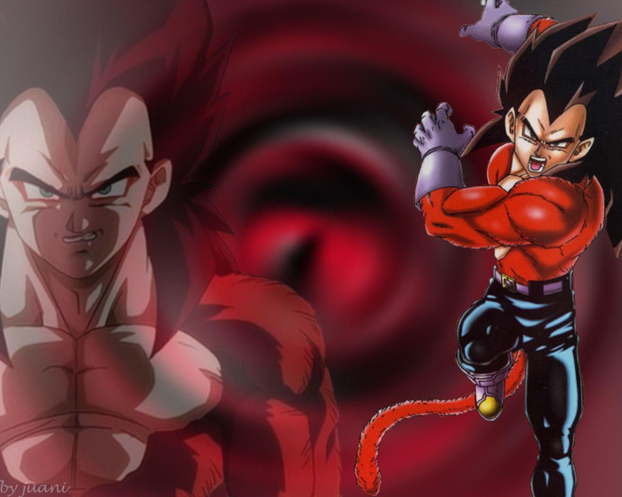1280x1024 SSJ4 Vegeta Wallpaper