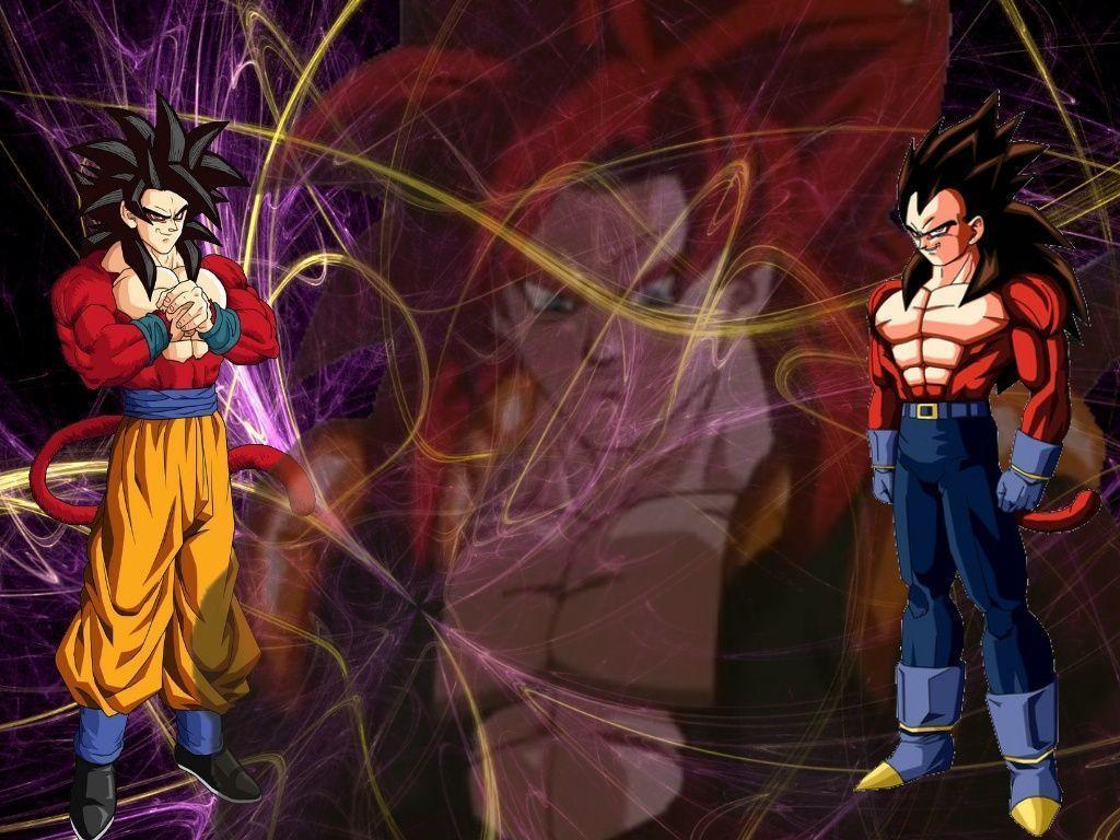 SSJ4 Goku & Vegeta HD wallpaper