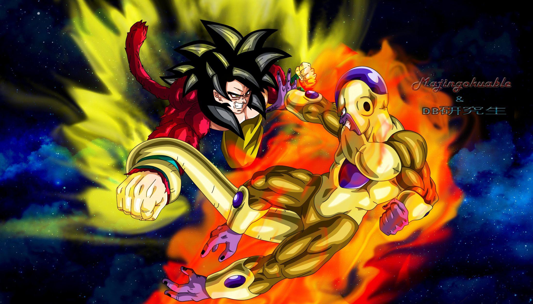 2198x1256 Goku Ssj4 Wallpaper
