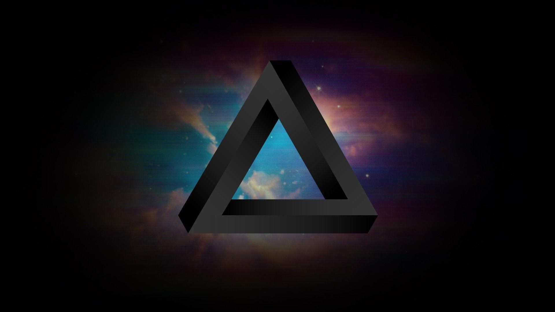 1920x1080 Penrose Triangle Wallpaper. Penrose Wallpaper, Penrose Triangle Wallpaper and Designed Wallpaper Penrose Triangle
