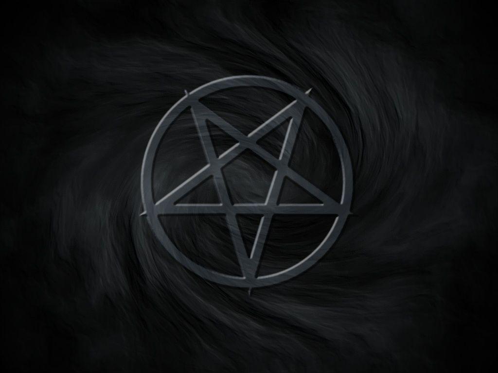 1024x768 Inverted Pentagram Wallpaper
