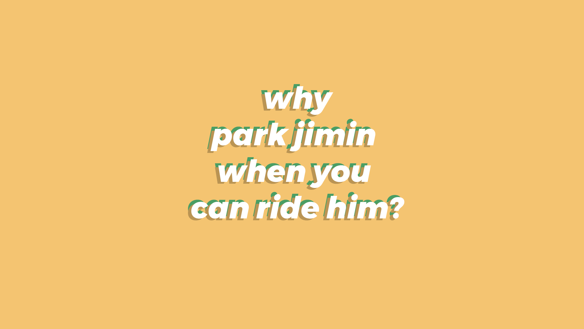 1920x1080 Jimin Desktop Aesthetic Wallpaper