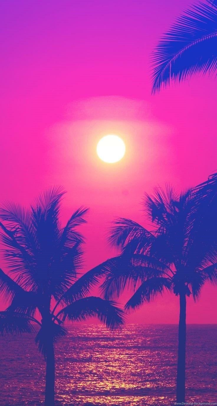 736x1377 Wallpaper Neon Pink