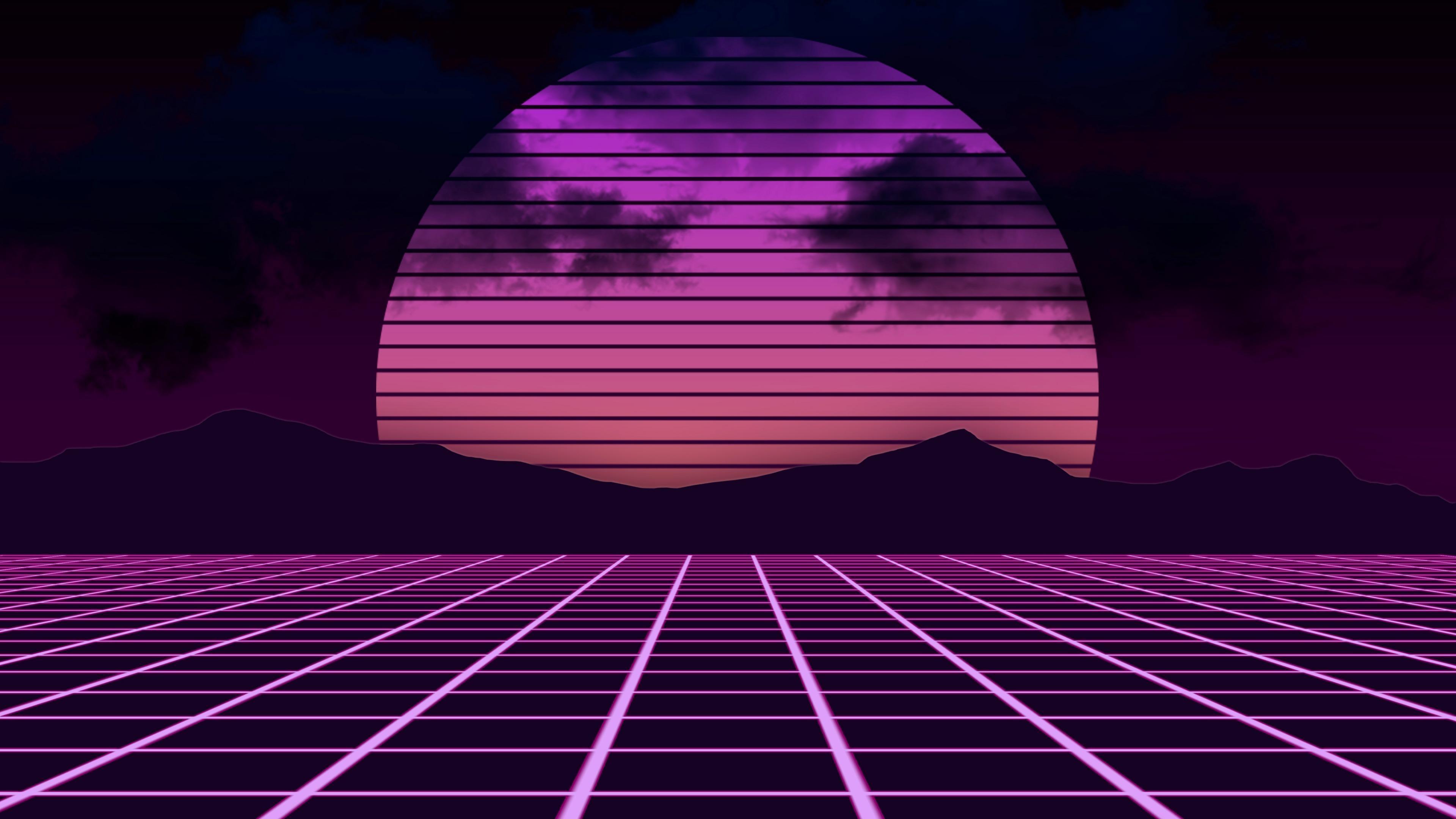 3840x2160 Black Neon: July 2017
