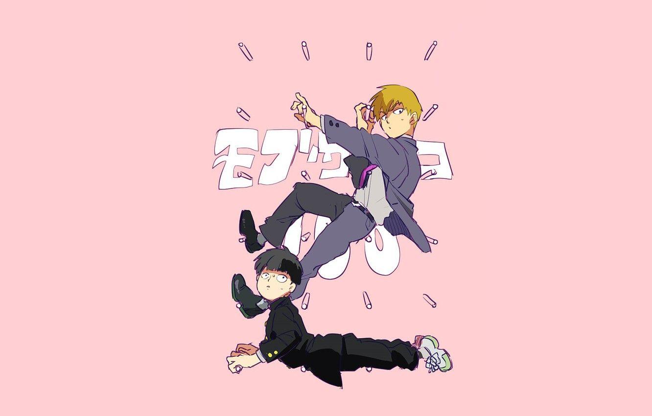 1332x850 Wallpaper anime, art, guys, Mob Psycho Mob psycho