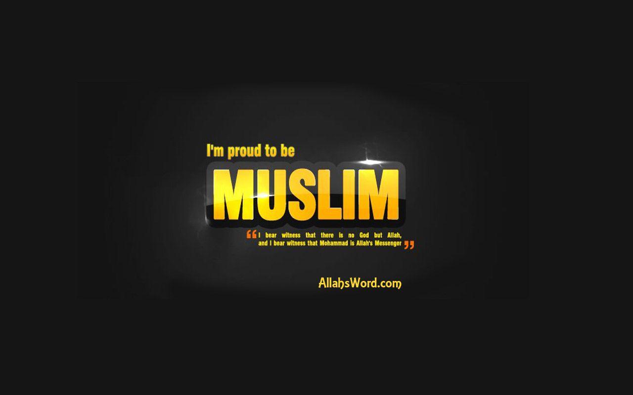 1280x800 Proud To Be A Muslim Islamic Wallpaper To Be Muslim