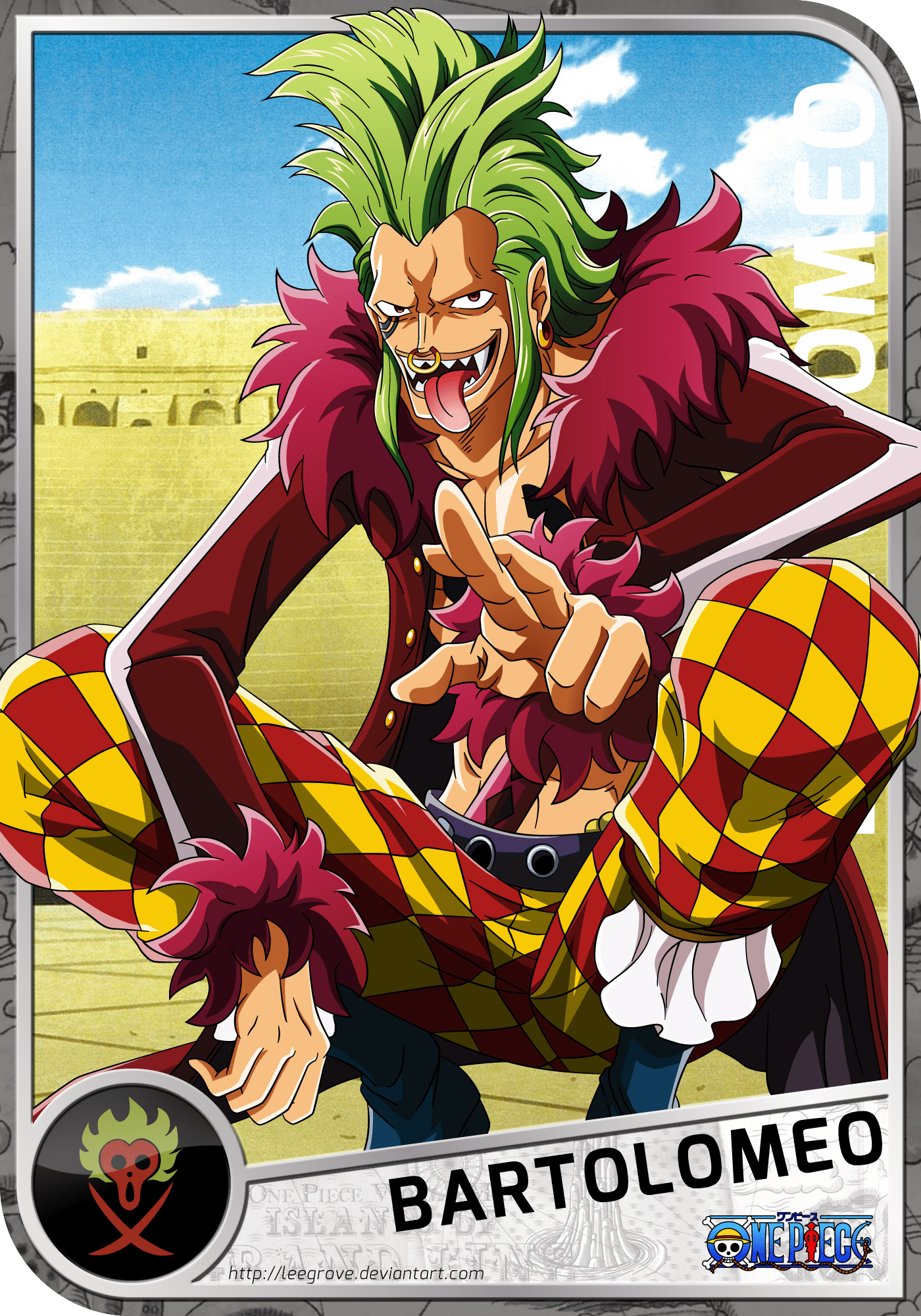 1400x2000 Bartolomeo One Piece Wallpaper. One