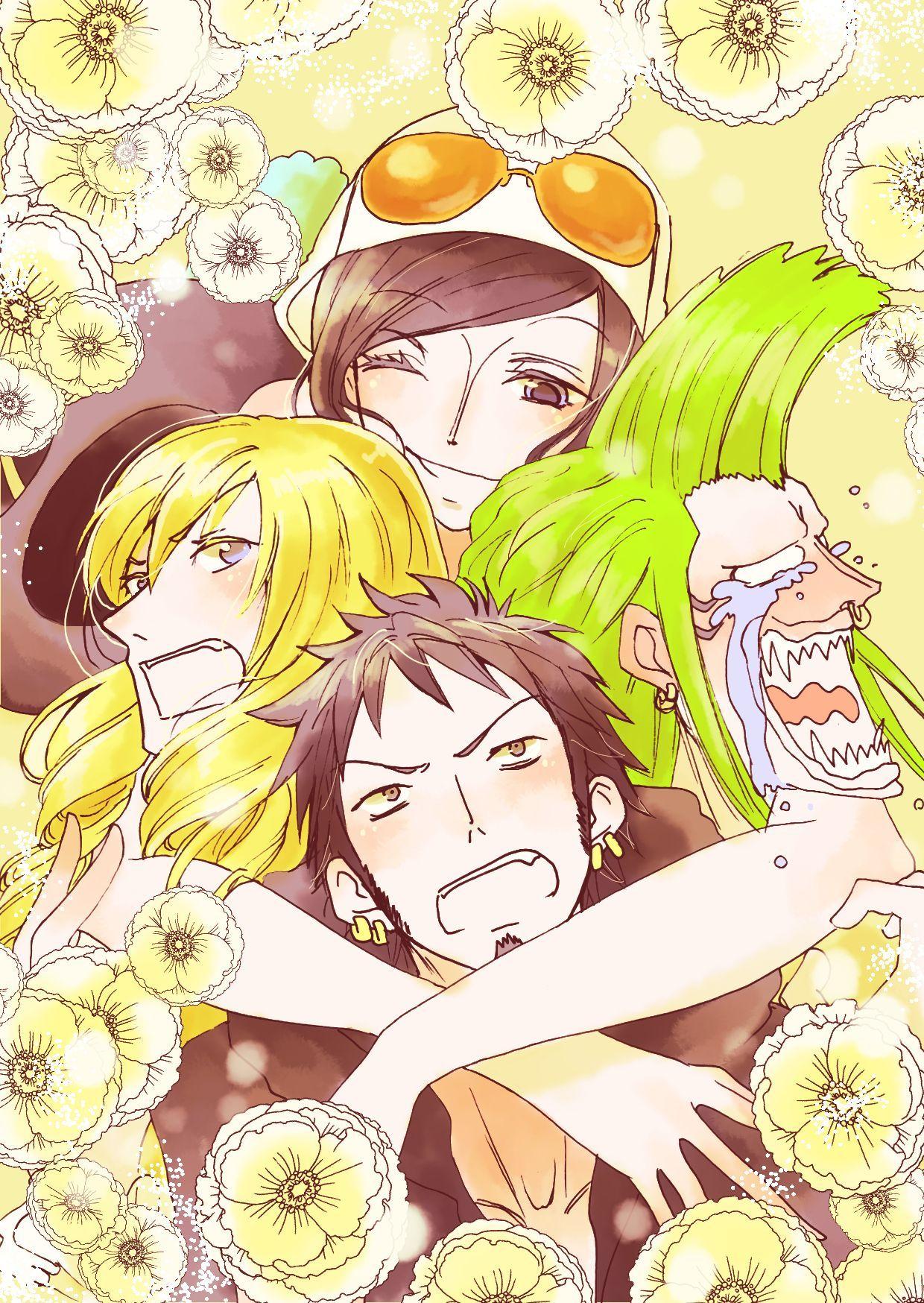 1240x1748 One Piece: Mama Robin taking care of three baby birds ^-^ Love