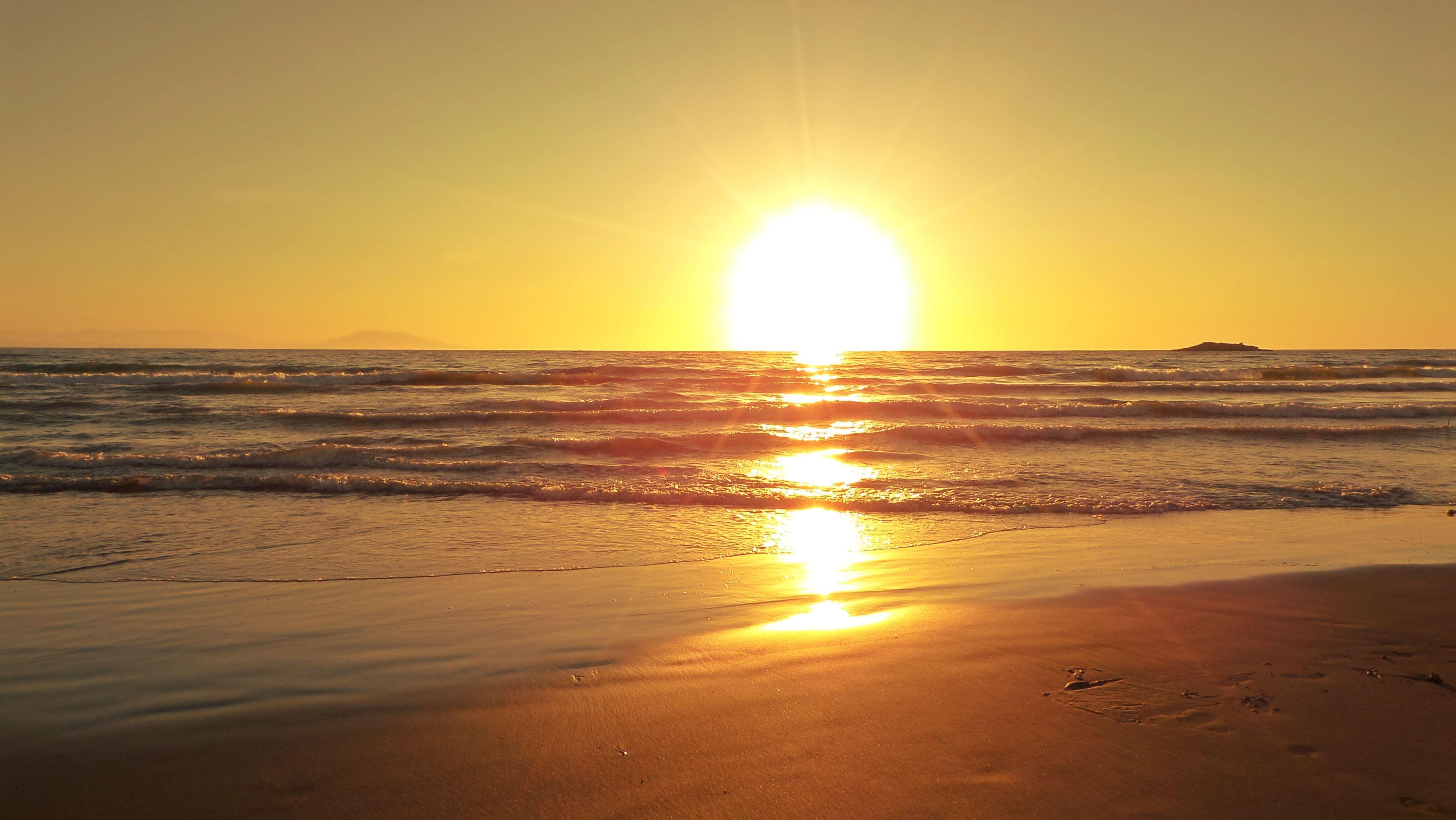 4320x2432 Golden Sunset 4k Ultra HD Wallpaper. Background Image