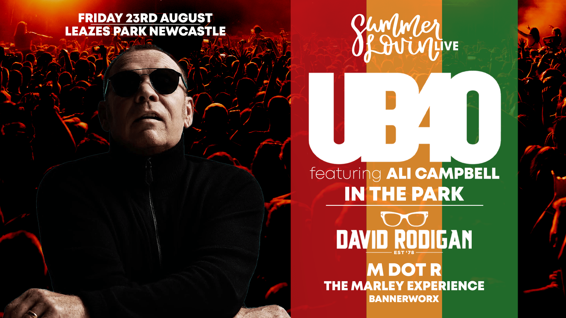 1920x1080 UB40 ft. Ali Campbell announce outdoor summer show at Leazes Park, Newcastle
