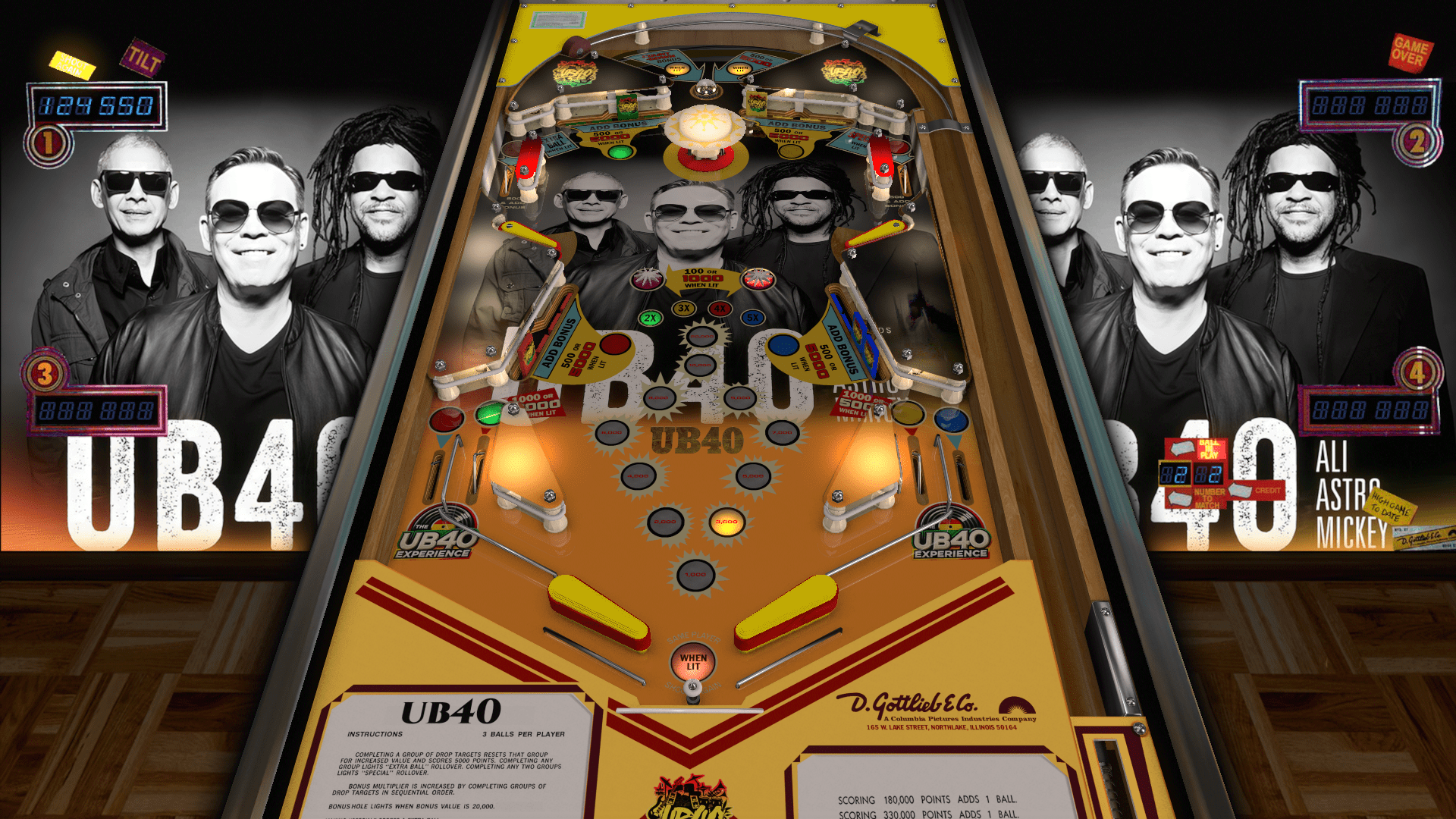 1920x1080 UB40 (MOD) Games Pinball Universe