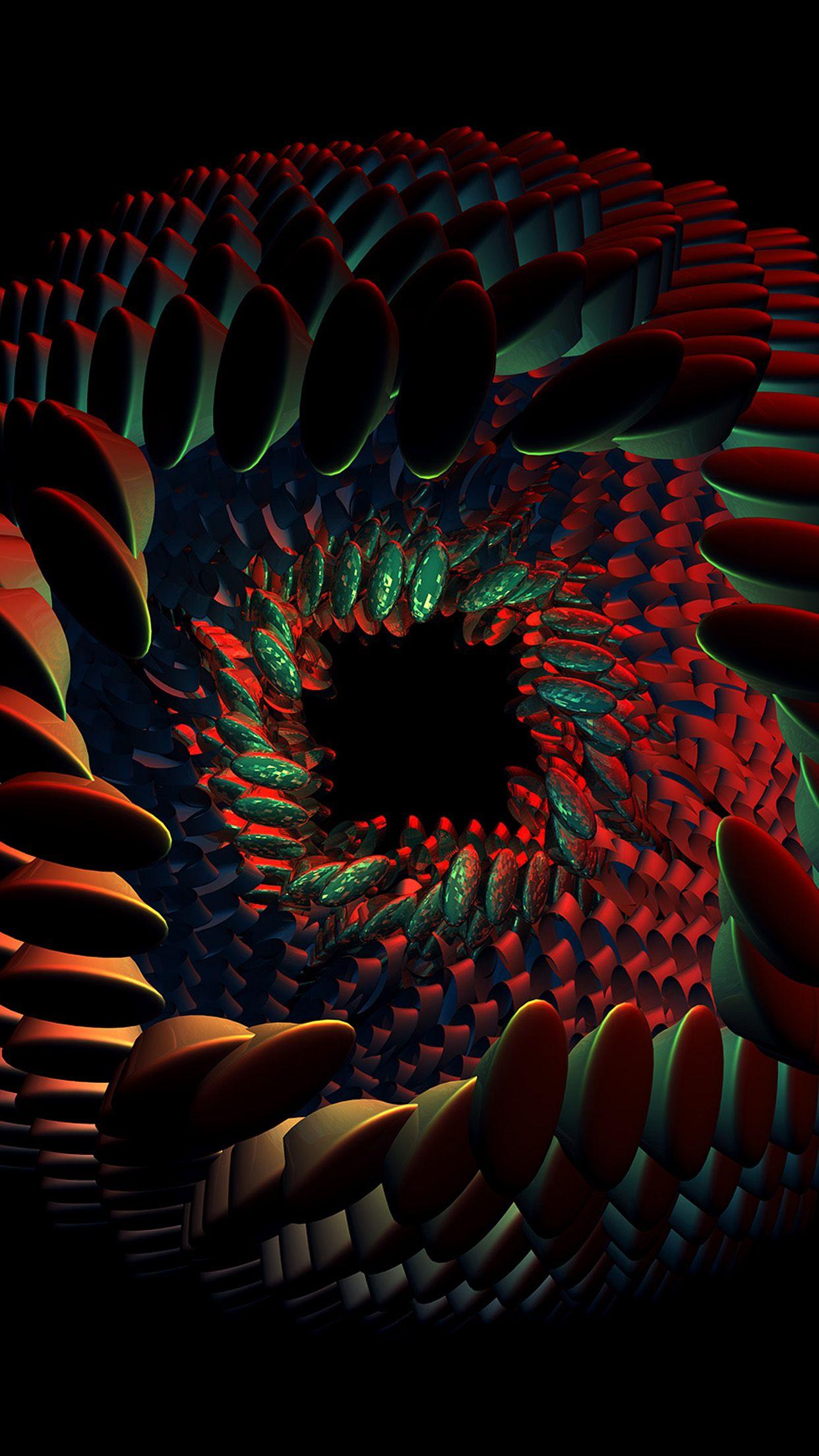 1242x2208 seeds dark red abstract art pattern
