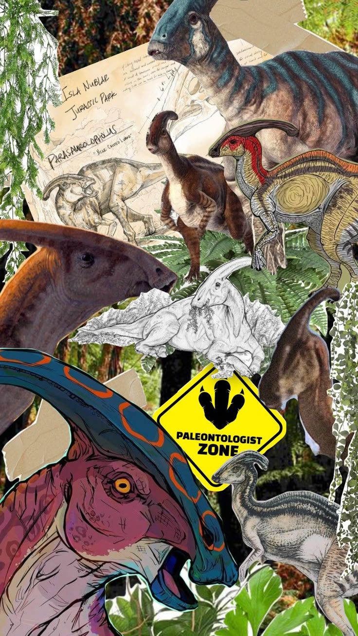 736x1308 Dinosaur Parasaurolophus
