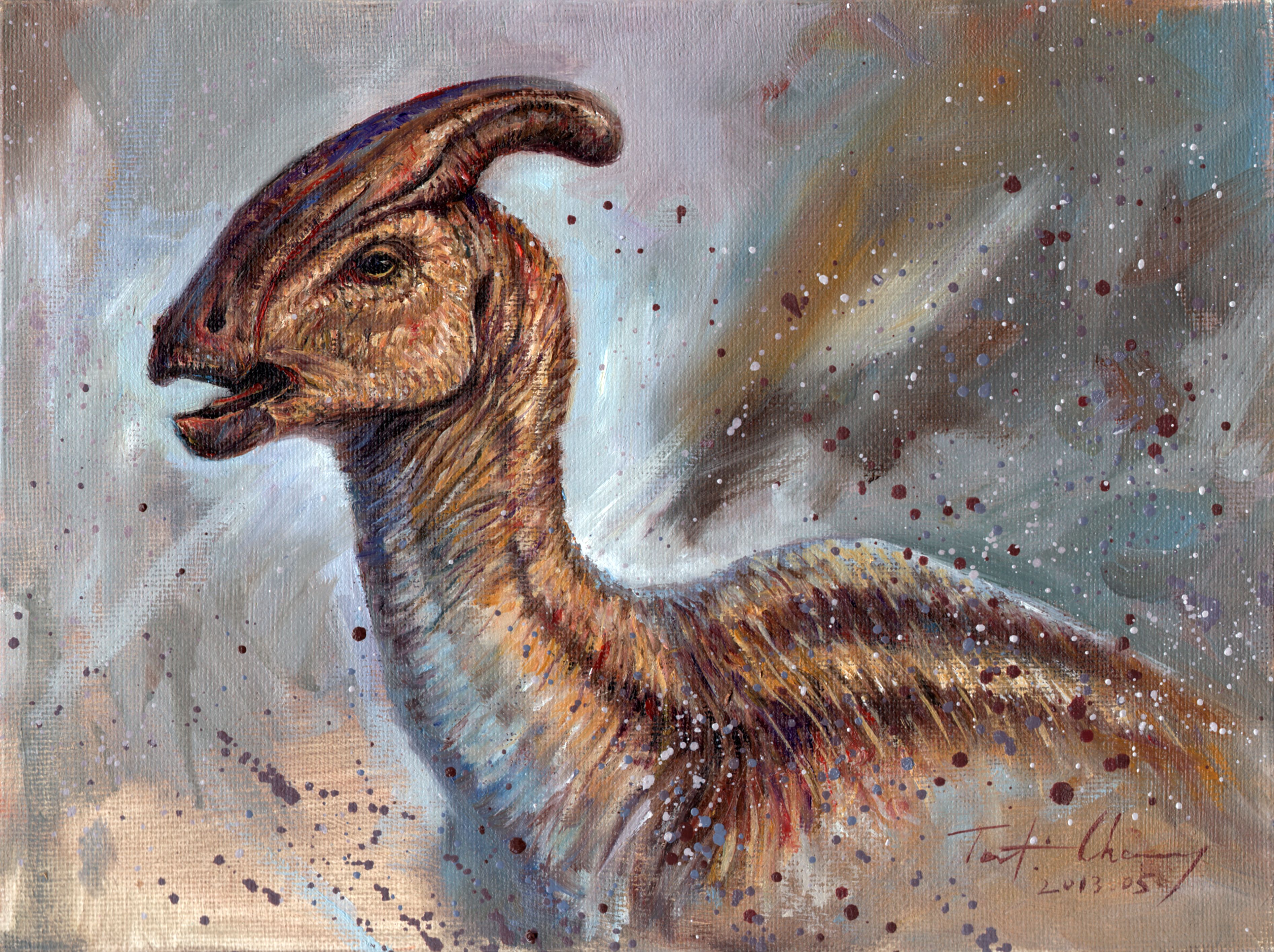 3786x2829 Parasaurolophus