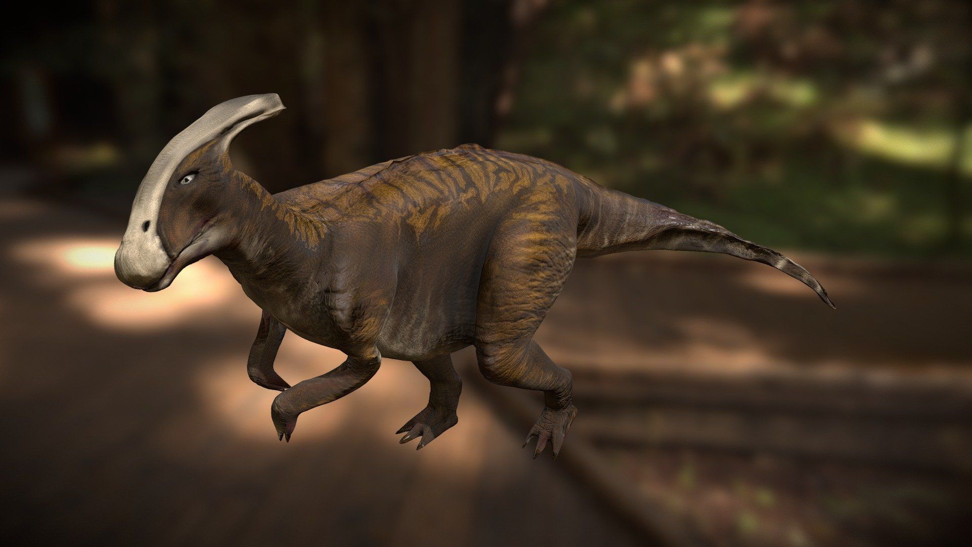 1920x1080 Parasaurolophus Project model by Thanh Phuc [8d48837]