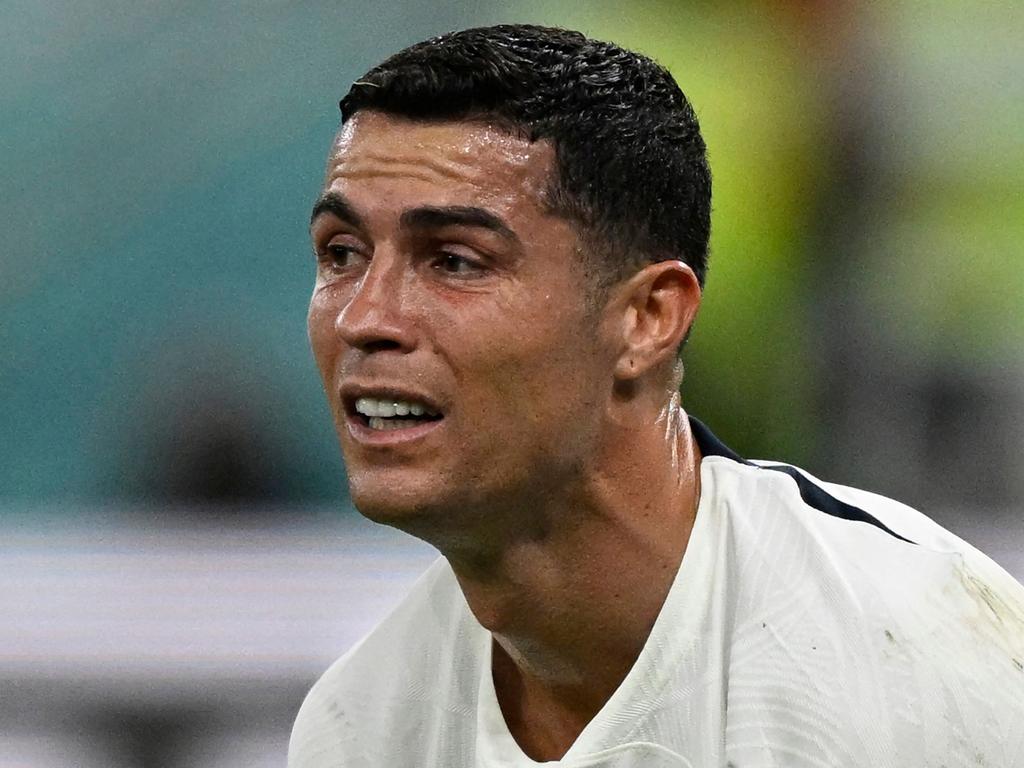 1024x768 Cristiano Ronaldo crying, World Cup 2022: Hero moment never came