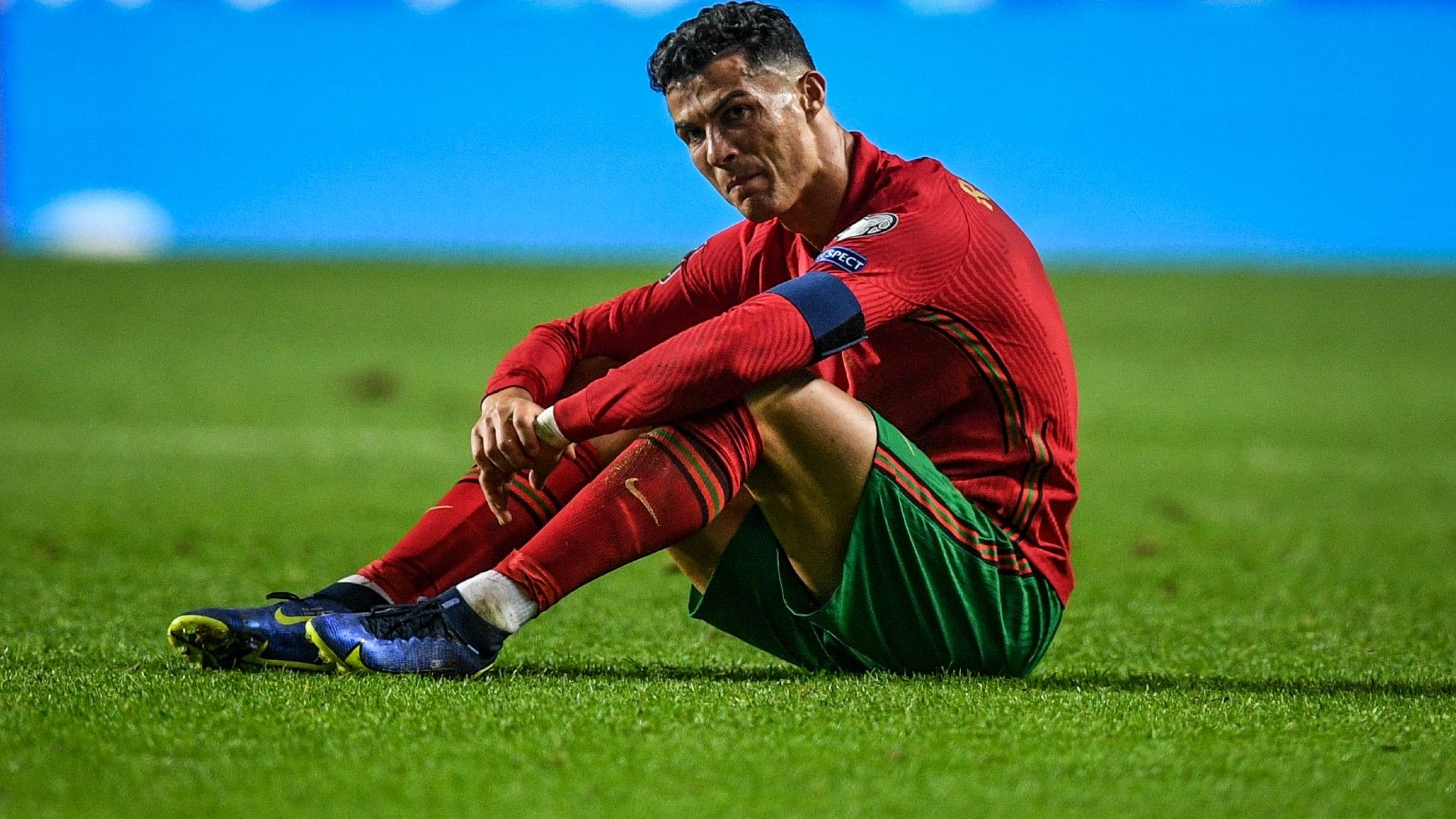 1920x1080 Ronaldo Crying Wallpaper