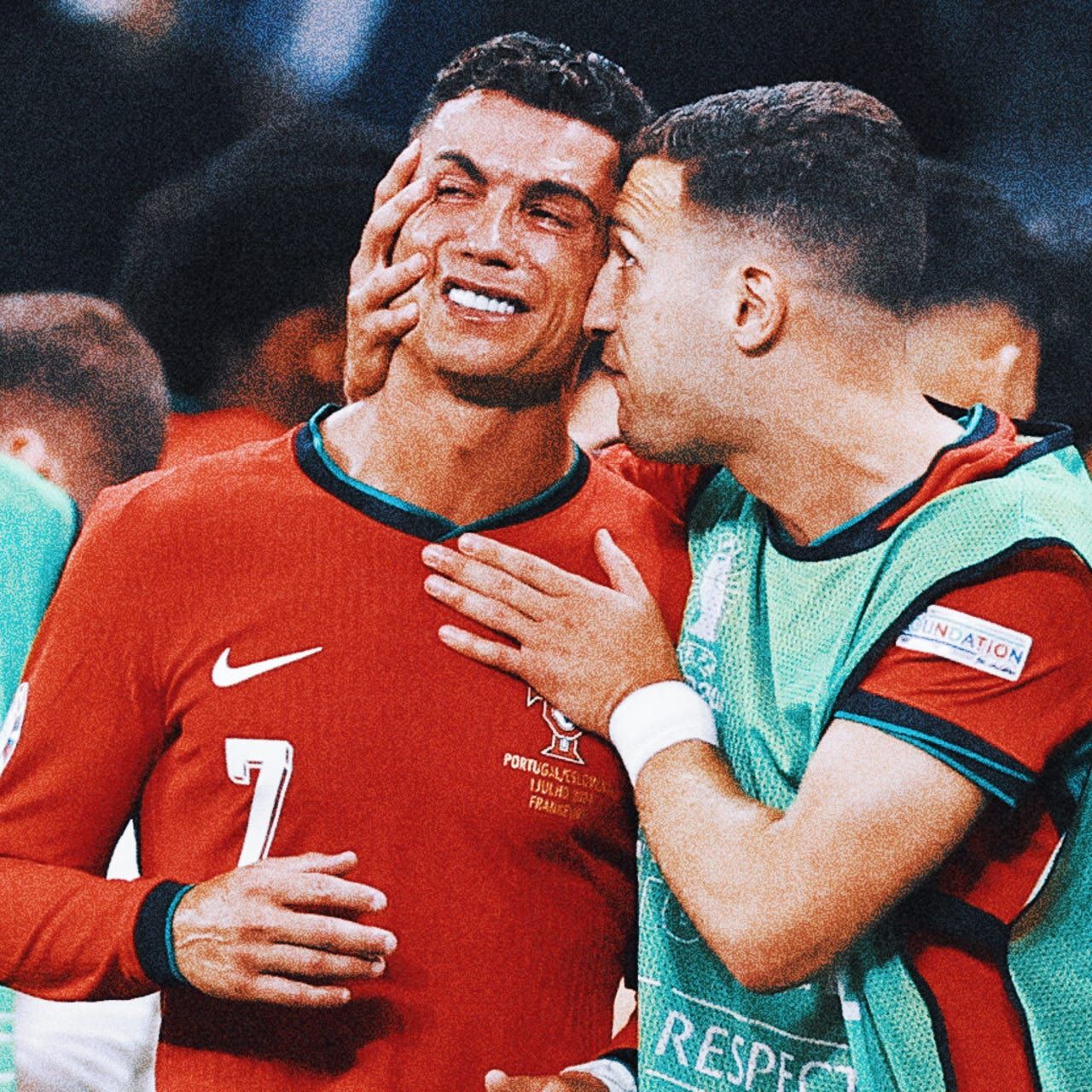 1280x1280 Ronaldo cries after missed penalty, but eventually finds joy as Portugal advances