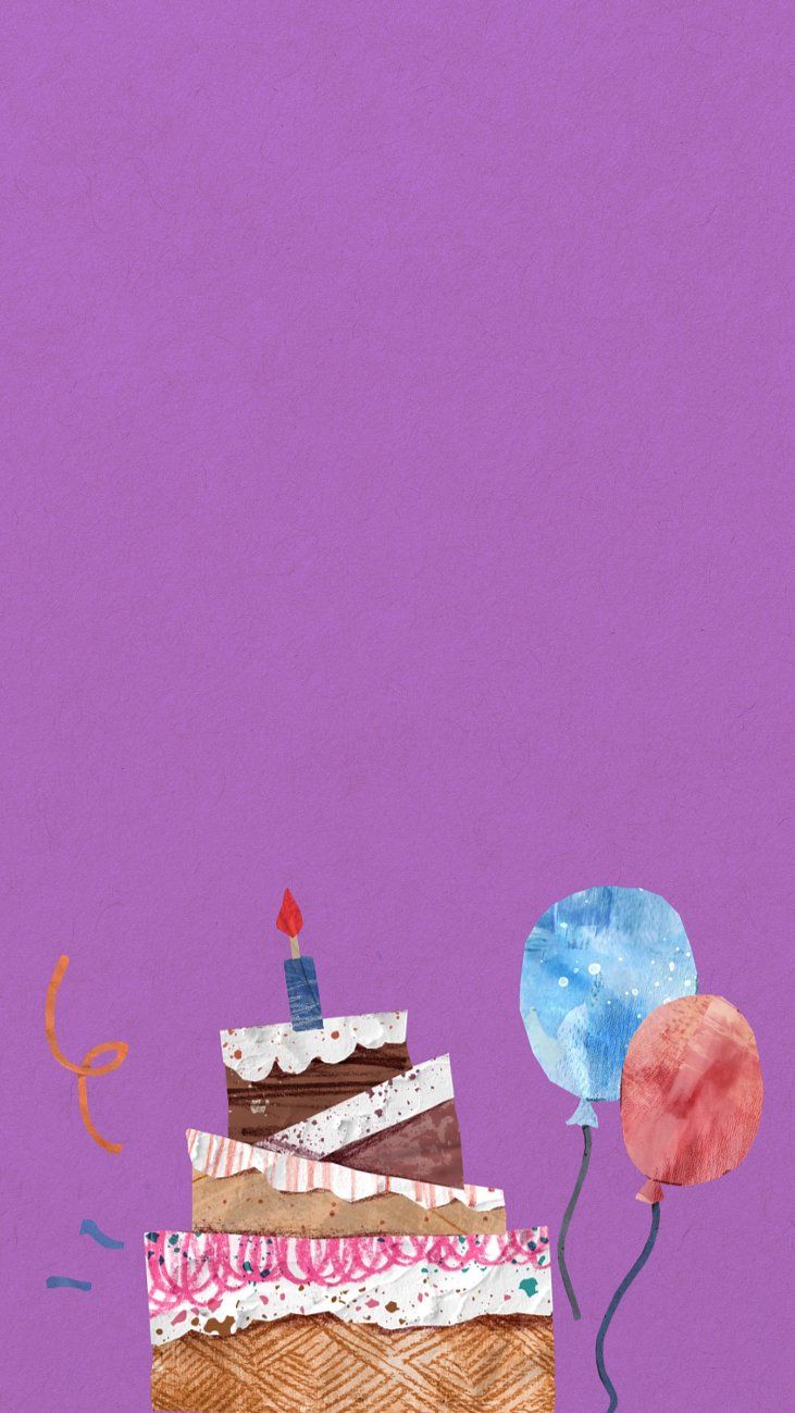 731x1299 Birthday cake iPhone wallpaper, paper. Free Photo Illustration