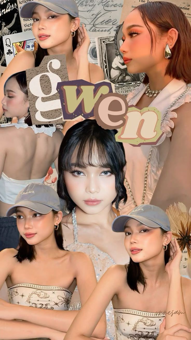 736x1308 Bini Gwen Collage Wallpaper