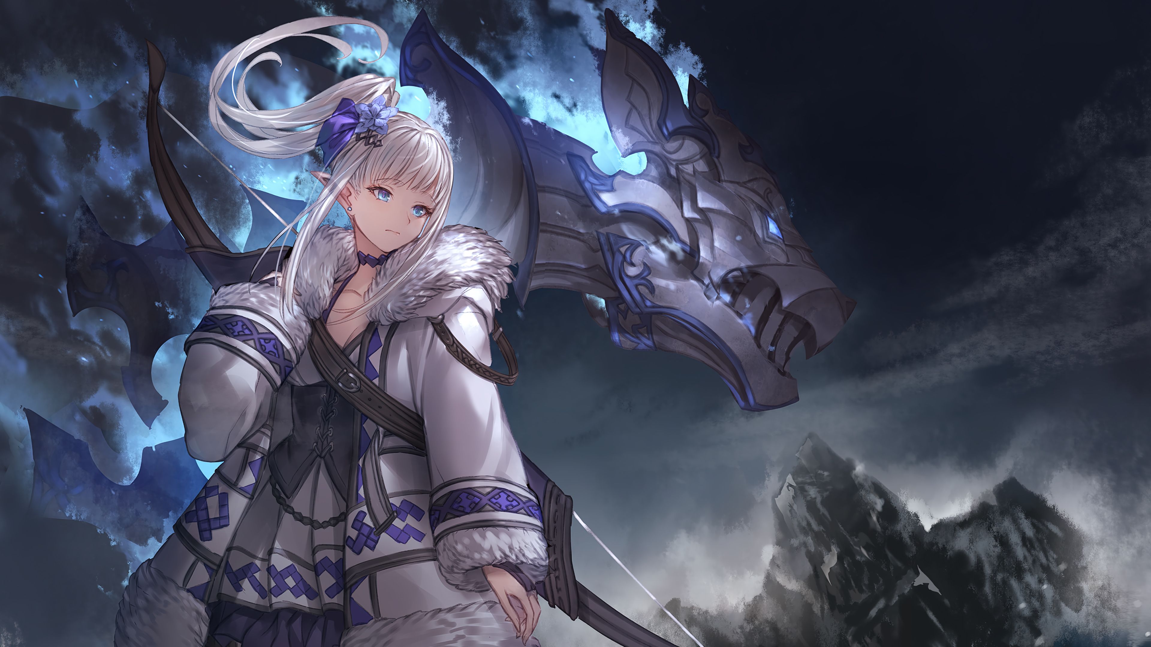 3840x2160 4k Anime Fantasy Wallpaper