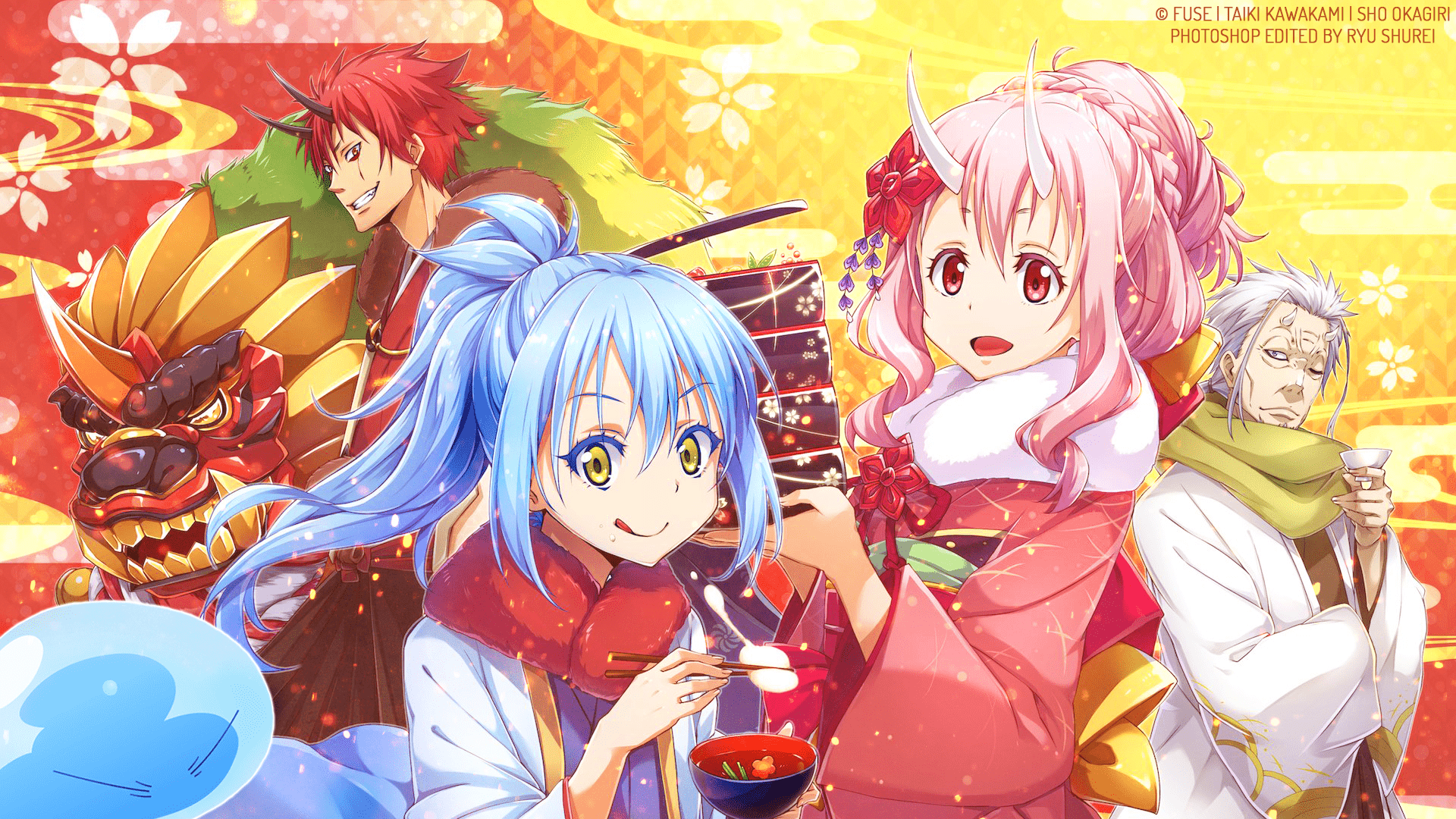 1920x1080 Slime Reincarnation Adventure Anime Wallpaper