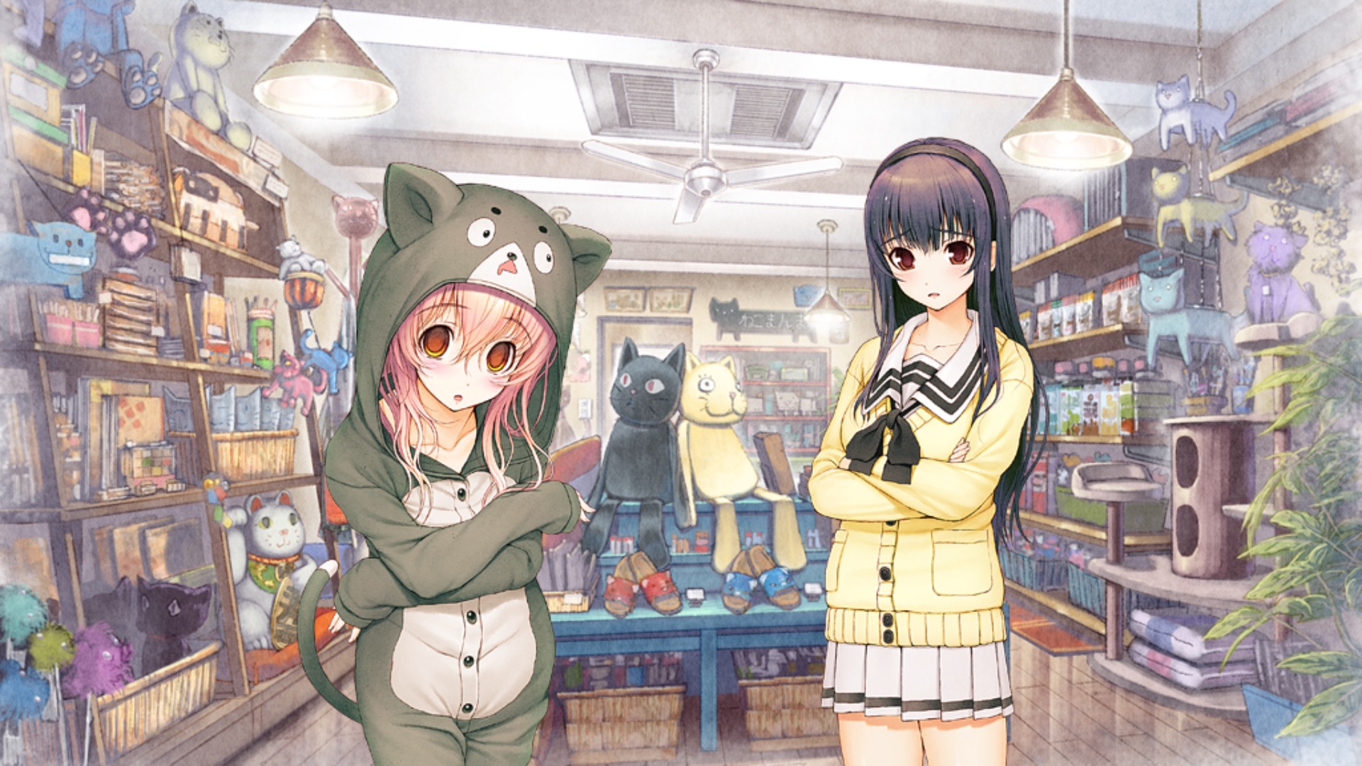 1920x1080 You And Me And Her: A Love Story Visual Novel Goes On Sale. The Otaku's Study