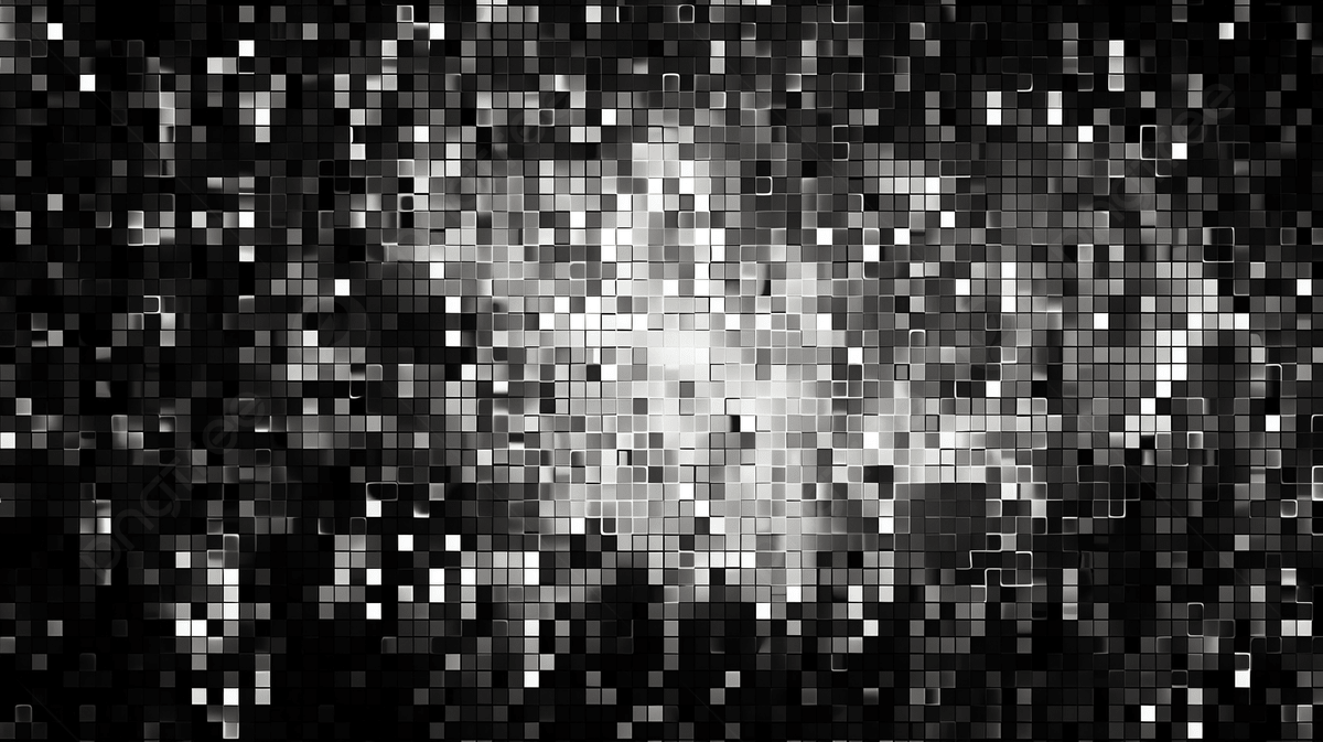 1200x673 Classic Pixel Art Abstract Black And White Pixel Pattern With Shuffled Pixels Texture, Pixel Pattern, Pixel Texture, Illustration Pattern Background Image And Wallpaper for Free Download
