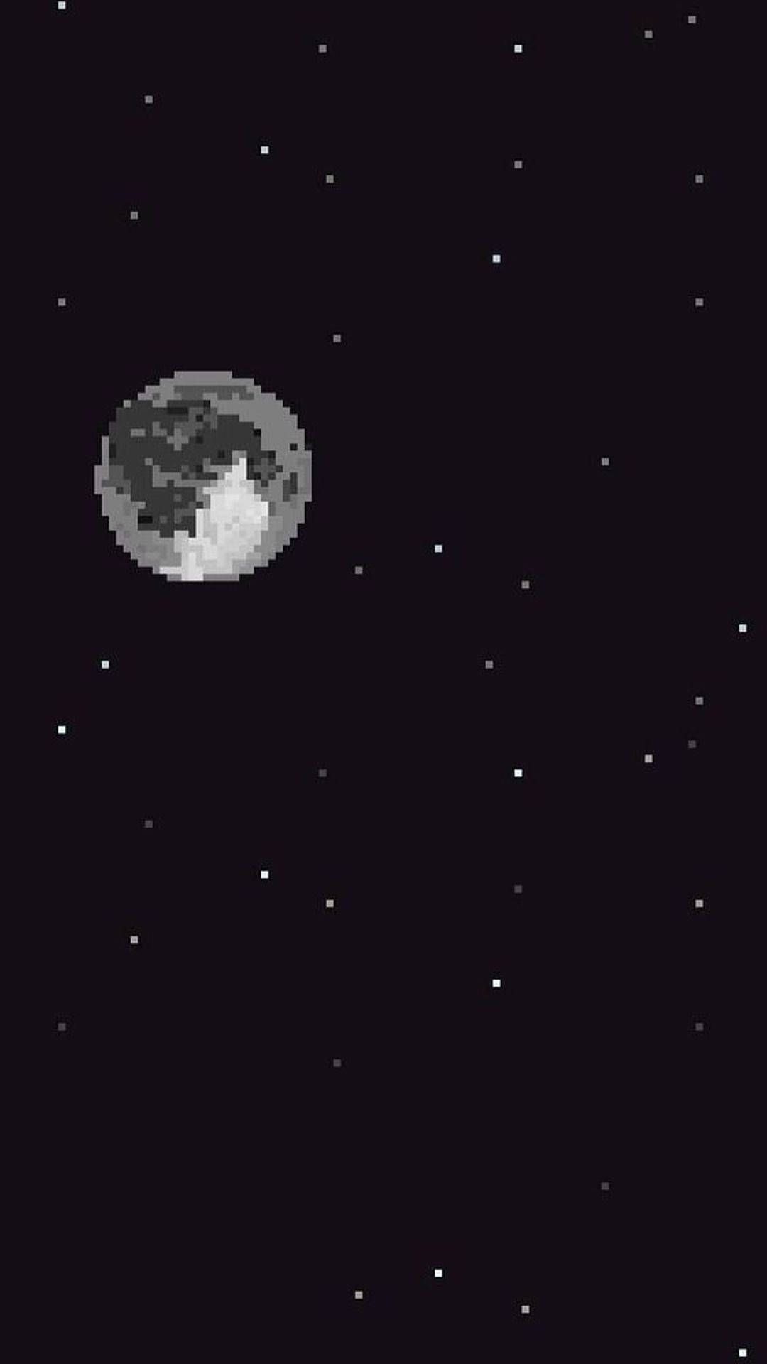 1080x1920 Download Smoky Abstract Dark Pixel Art Wallpaper