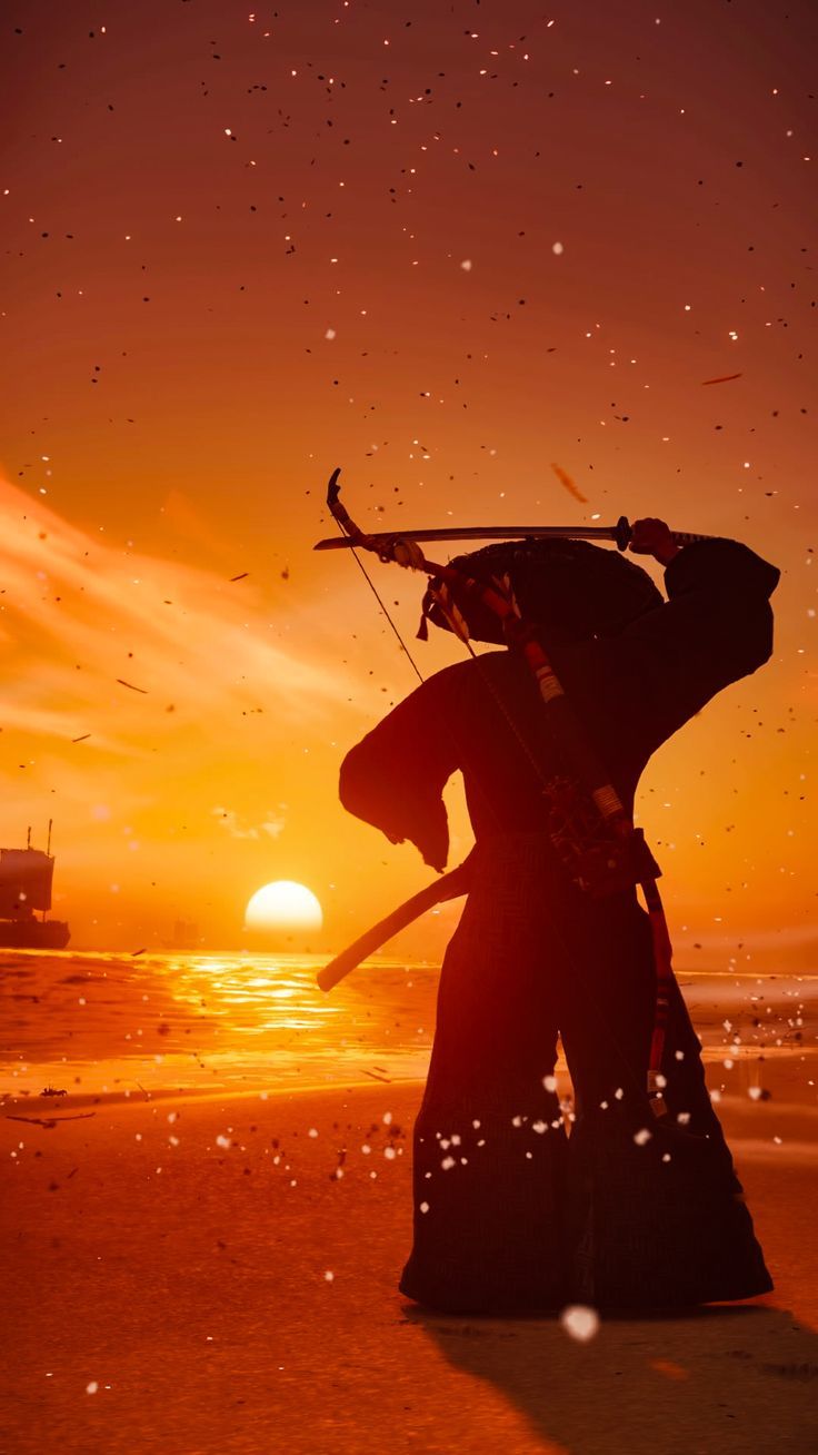 736x1308 Sunrise in Tsushima. Ghost of Tsushima